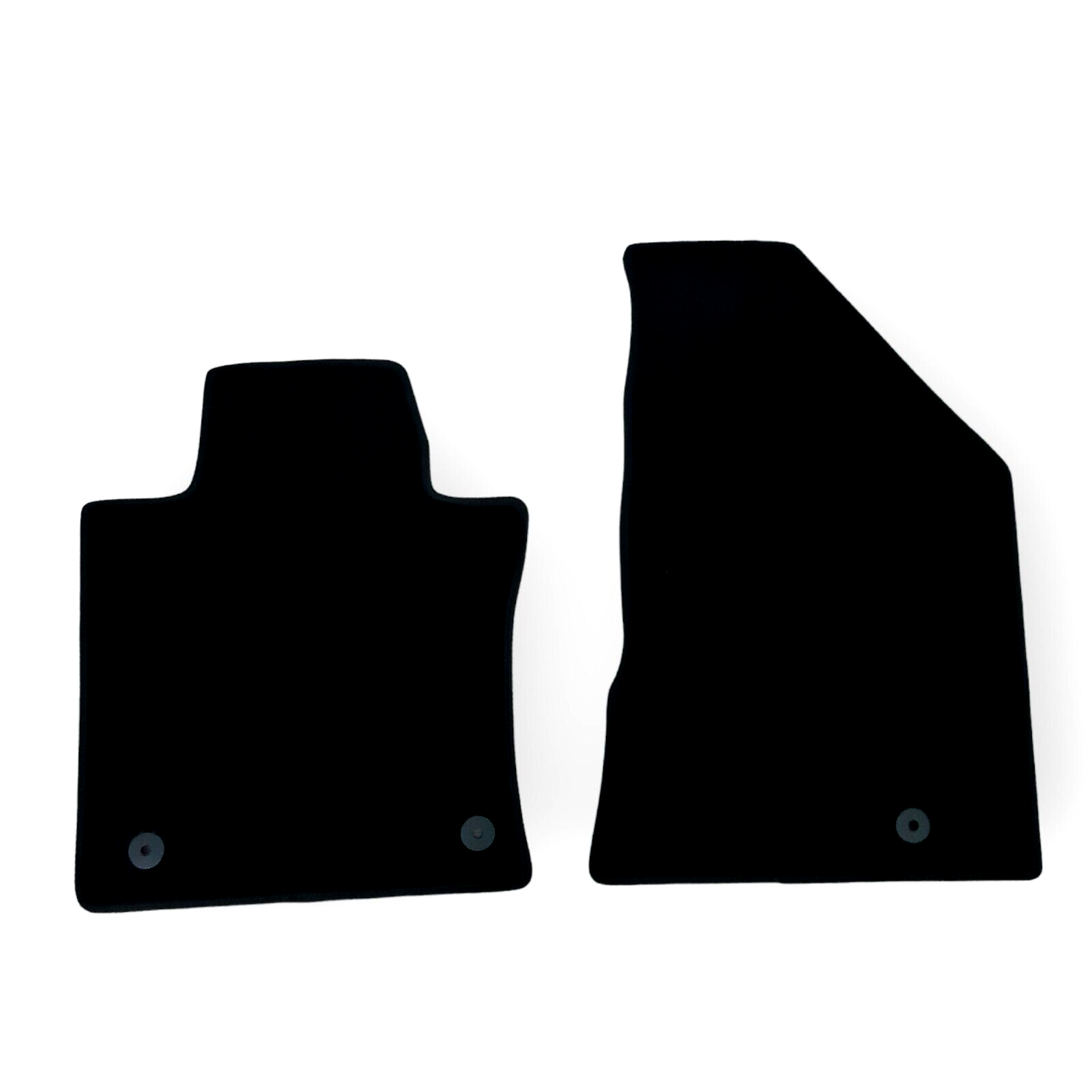 Front Car Floor Mats For SsangYong Korando Waterproof Velour Carpet Liners 2pcs