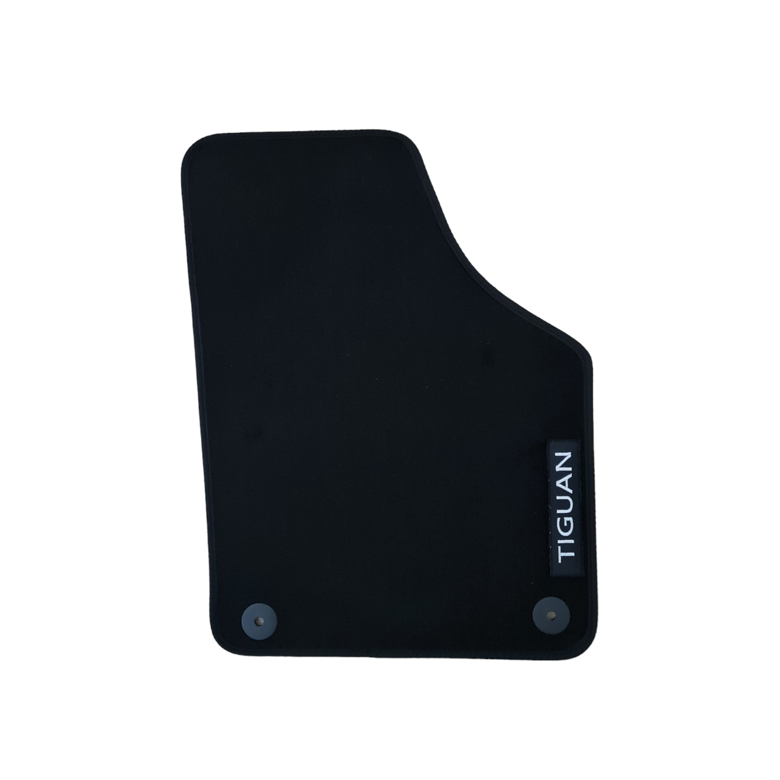 Front Car Floor Mats Velour For VW Tiguan Waterproof Black Carpet Liners New 2pc