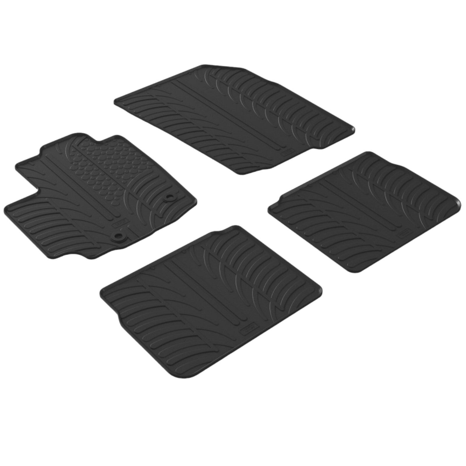 Rubber Car Floor Mats For Suzuki S-Cross All Weather Heavy Duty Rugs Auto Liners
