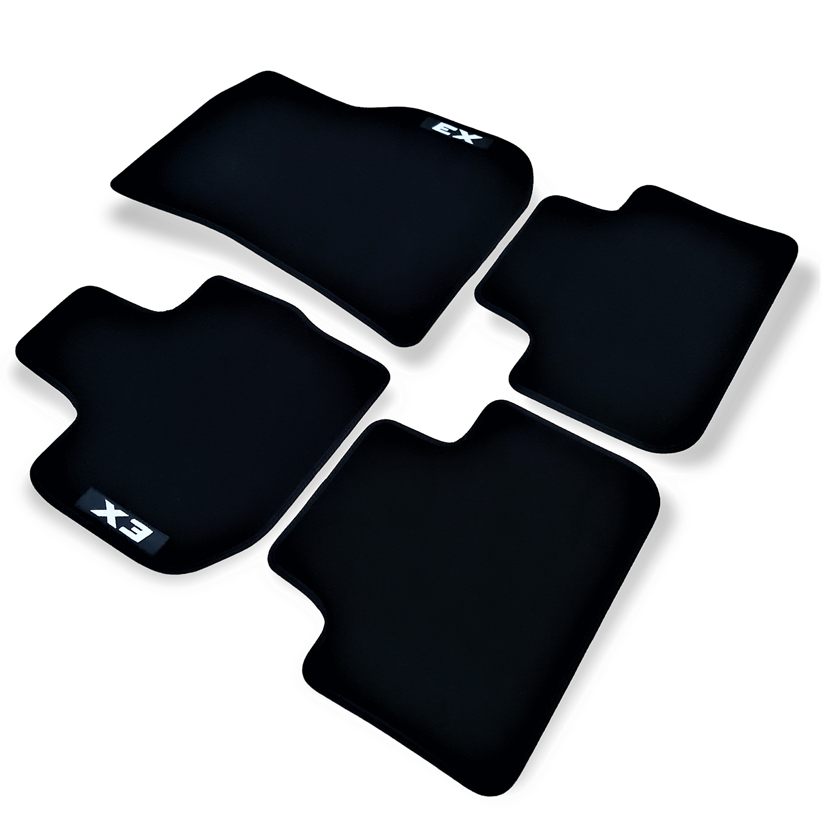 Car Floor Mats For BMW X3 G01 Velour Waterproof Black Carpet Rugs Auto Liners X3