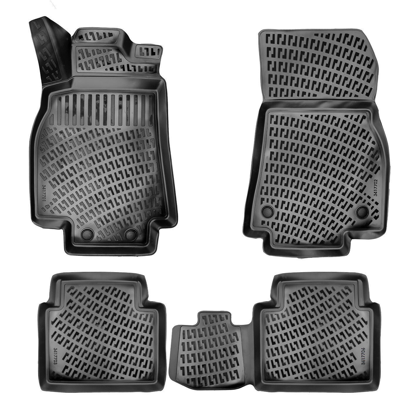 Floor Mats Liners For Mercedes B-Class W245 2004-2011 All Weather Heavy Duty Rug