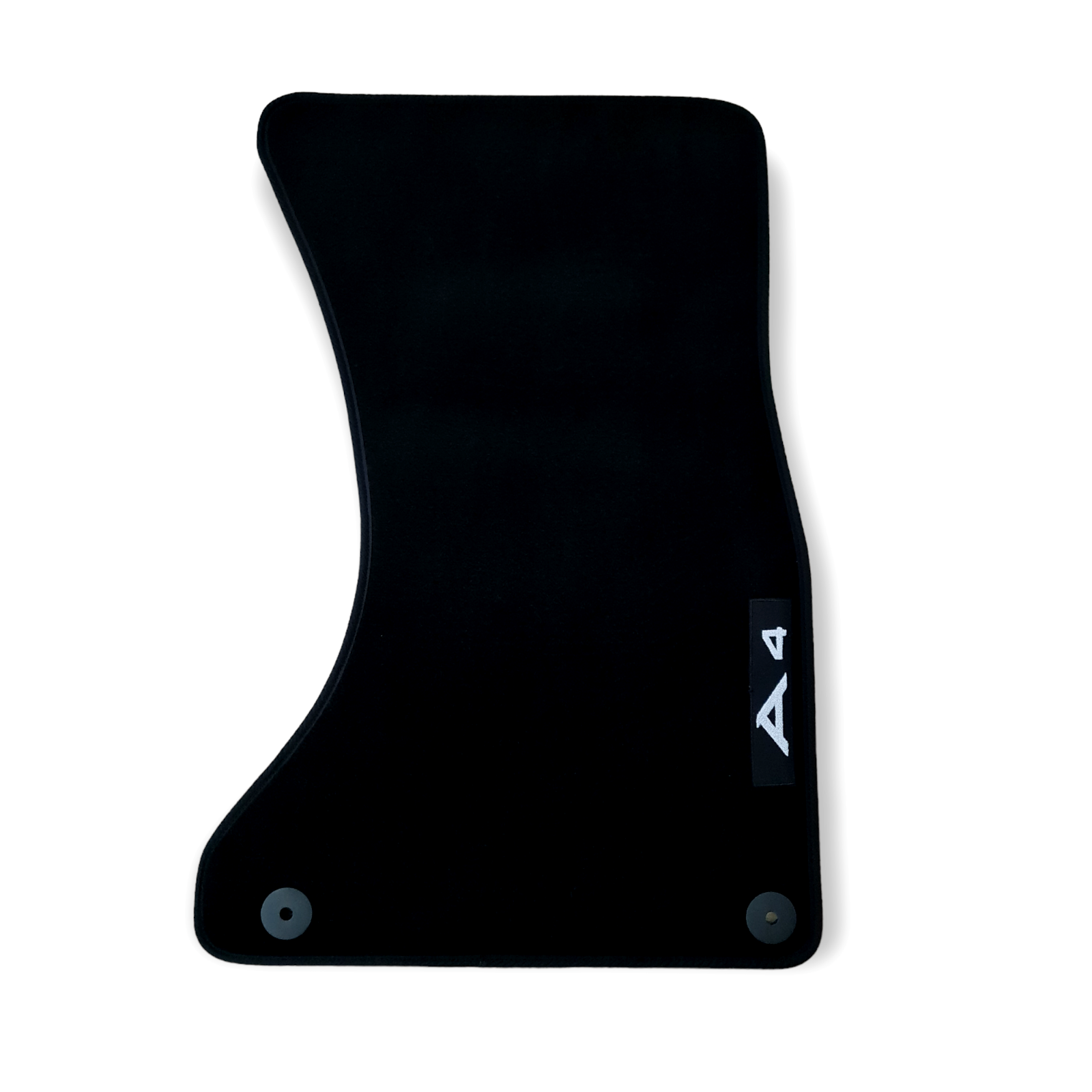 Front Car Floor Velour Mats For Audi A4 B8 Waterproof Black Carpet Liners 2pcs