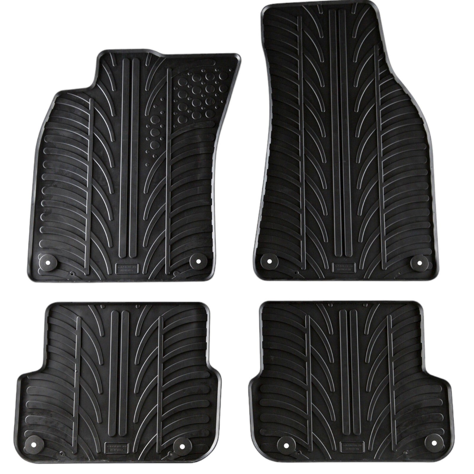 For Audi A6 2004-2011 C6 Car Floor Mats Rubber All Weather Heavy Duty Liners New