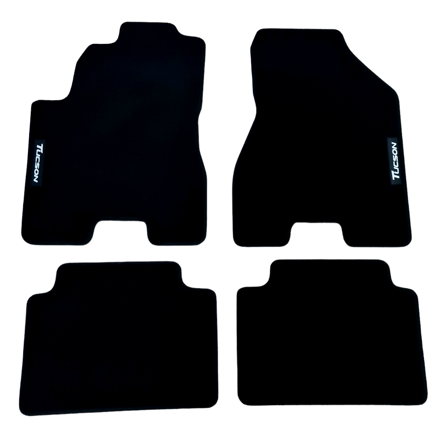 Car Floor Mats Velour For Hyundai Tucson Waterproof Black Carpet Auto Liners New