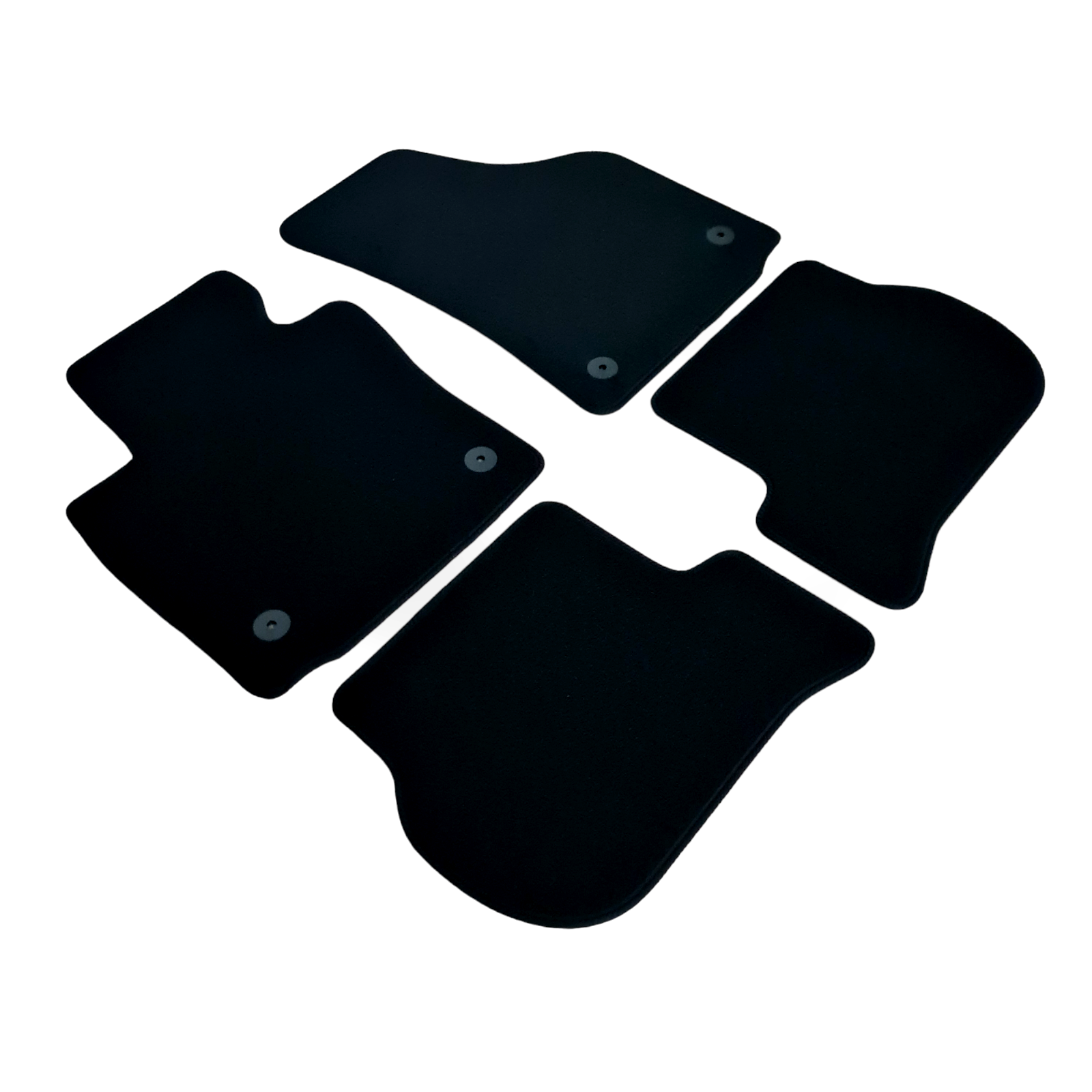 Car Floor Mats Velour For Seat Leon MK2 Waterproof Black Carpet Rugs Auto Liners
