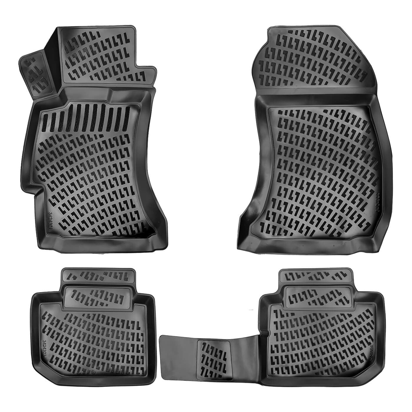 Car Floor Mats Liners For Subaru Forester 2009-2013 All Season Heavy Duty Rugs