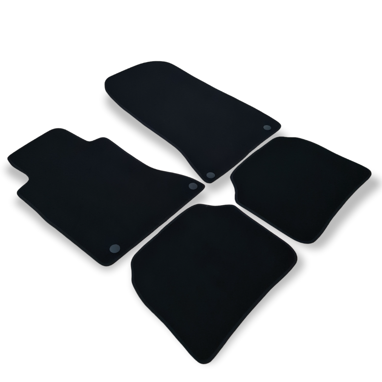 Velour Car Floor Mats For Mercedes E Class W124 Auto Liners Waterproof Black New