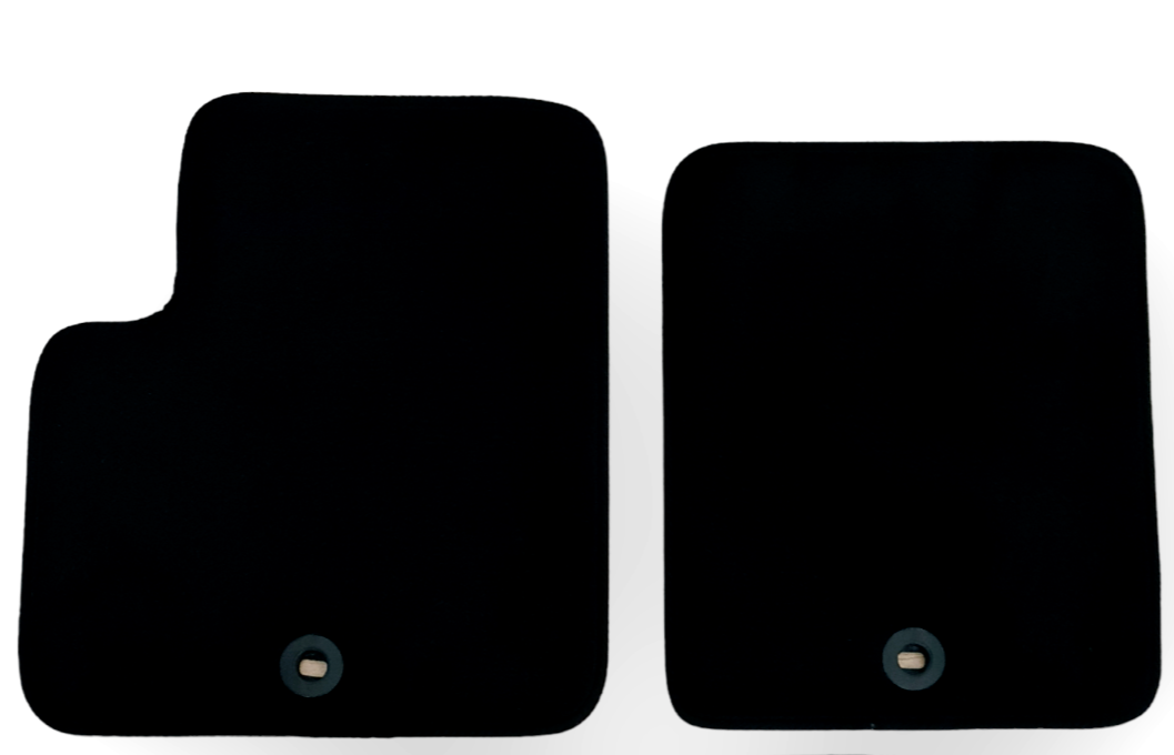 Front Car Floor Mats Velour For Jeep Compass Waterproof Carpet Auto Liners 2pcs