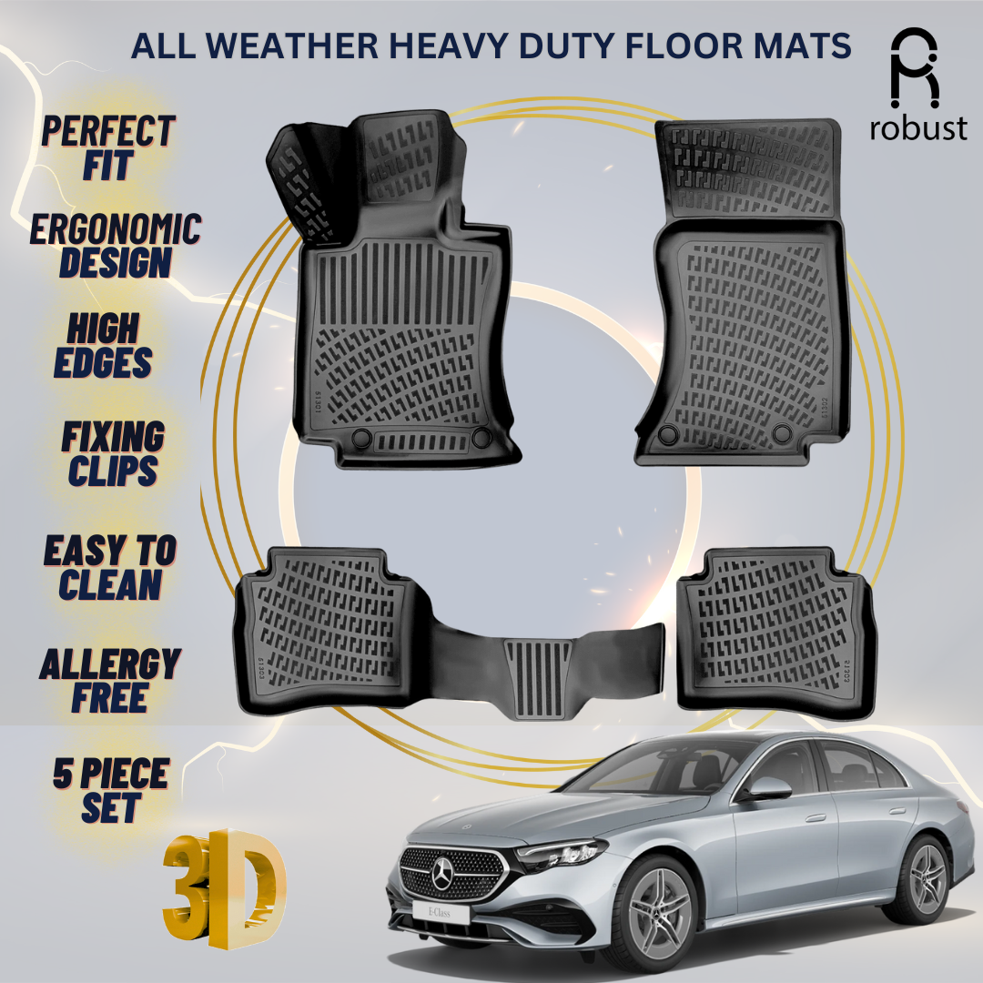 Floor Mats Liners For Mercedes E-Class W214 2023-2025 All Weather Heavy Duty Rug