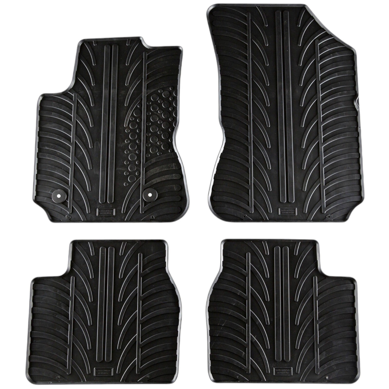 Rubber Car Floor Mats For Citroen C4 Cactus All Weather Heavy Duty Auto Liners