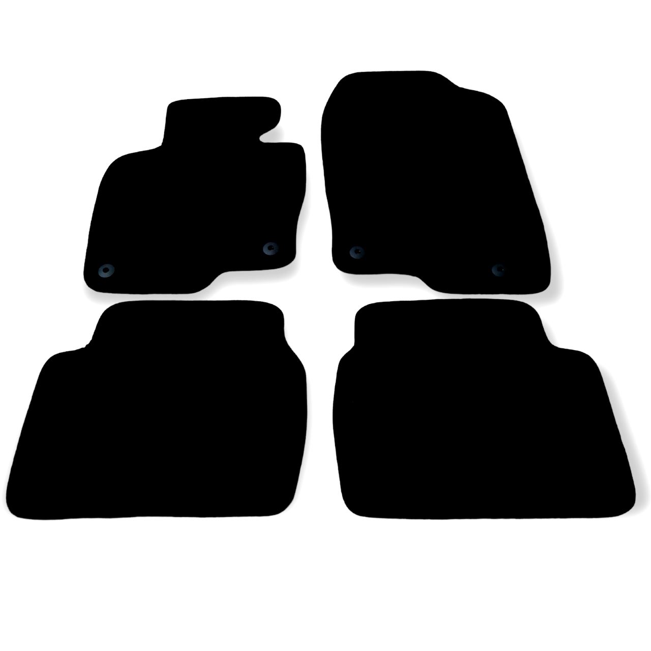 Car Floor Mats For Mazda CX-5 Velour Waterproof Black Carpet Rugs Auto Liners