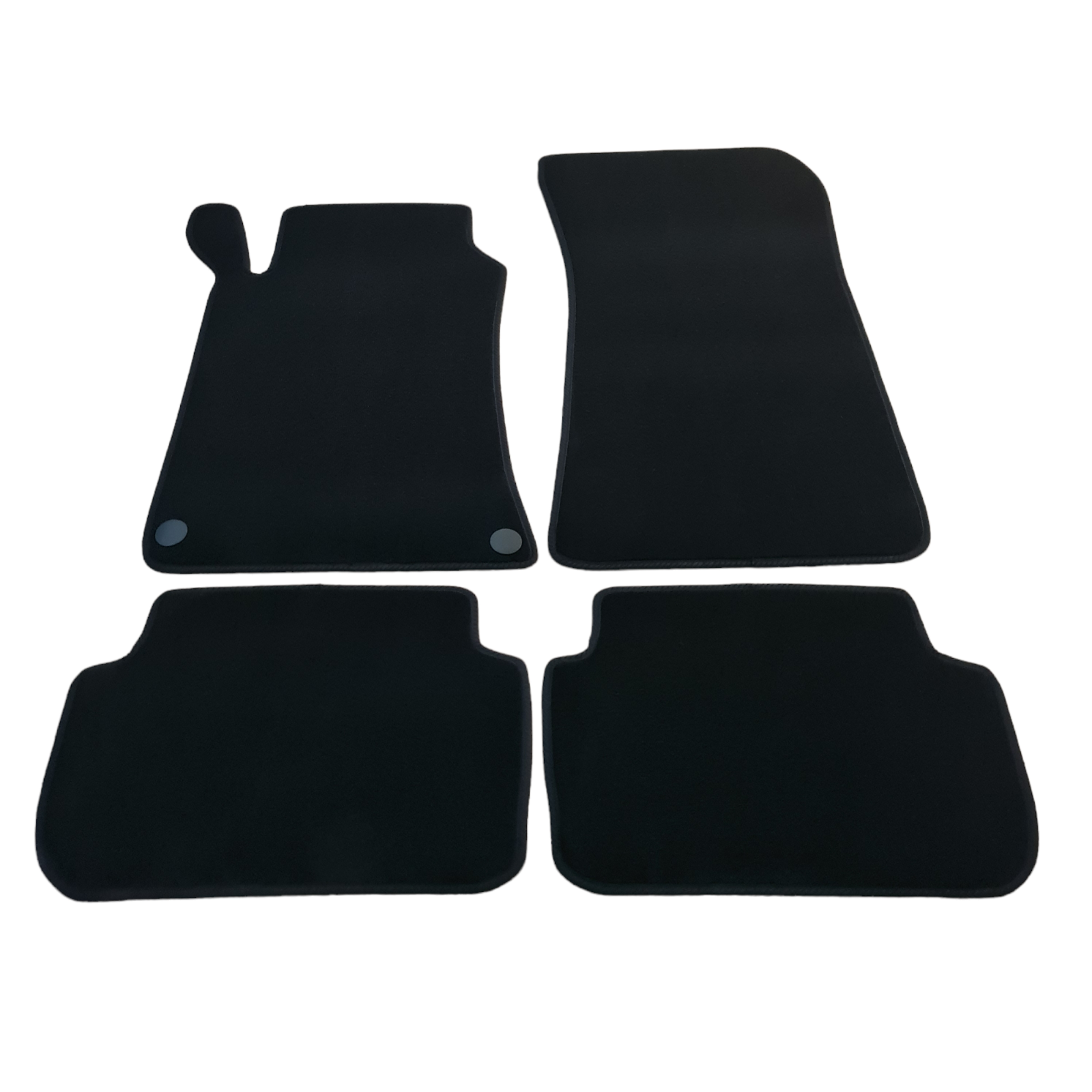 Velour Car Floor Mats For Mercedes CLK C209 Auto Liners Waterproof Black New AMG