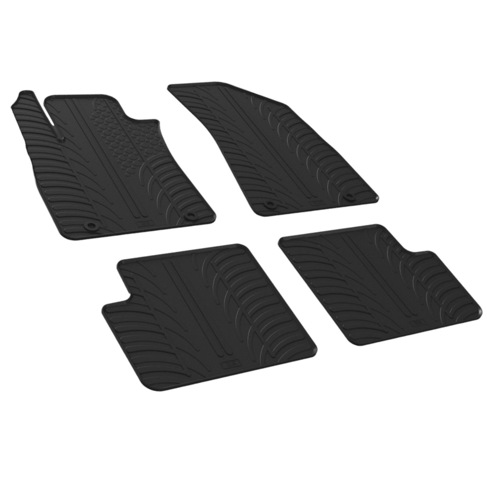 Rubber Car Floor Mats For MG ZS All Weather Heavy Duty Auto Liners All Season Ne