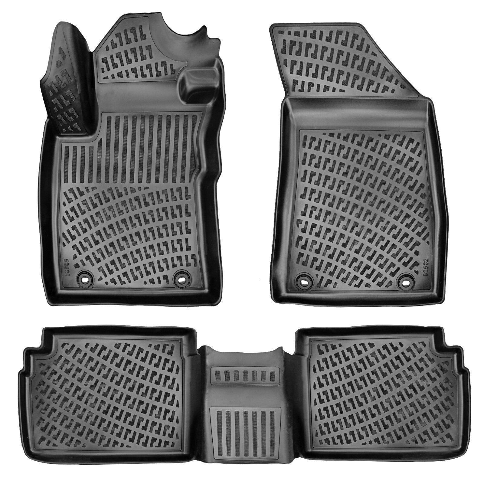 Car Floor Mats Liners For MG ZS Petrol 2021-2025 All Season Heavy Duty Auto Rugs
