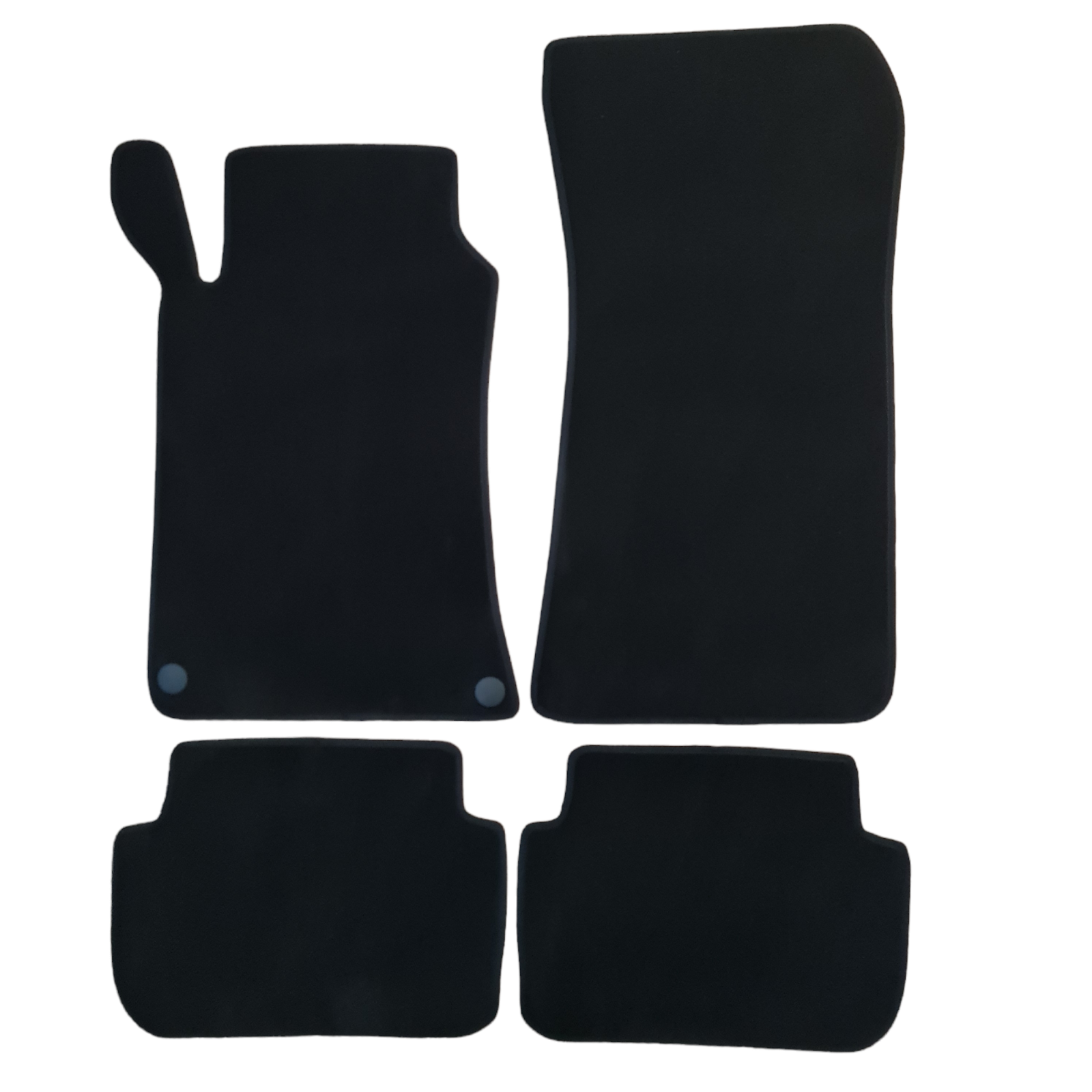 Velour Car Floor Mats For Mercedes CLK C209 Auto Liners Waterproof Black New AMG