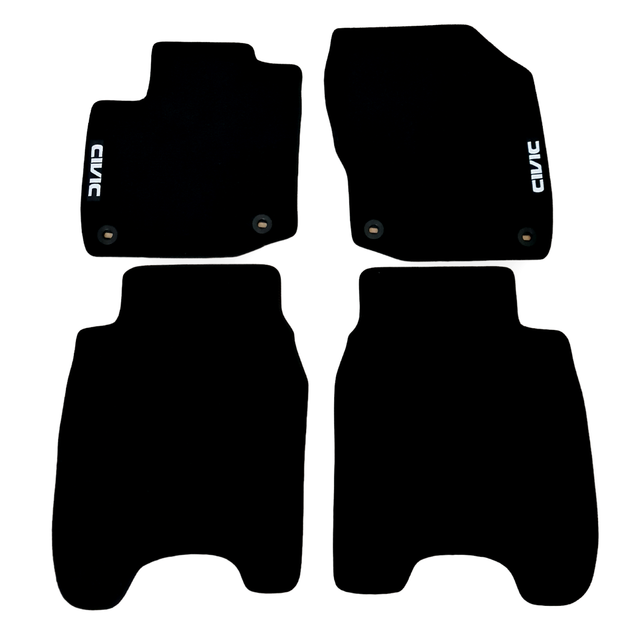 For Honda Civic Carpet Car Floor Mats 2012-2016 OEM Quality Velour Rugs Liners