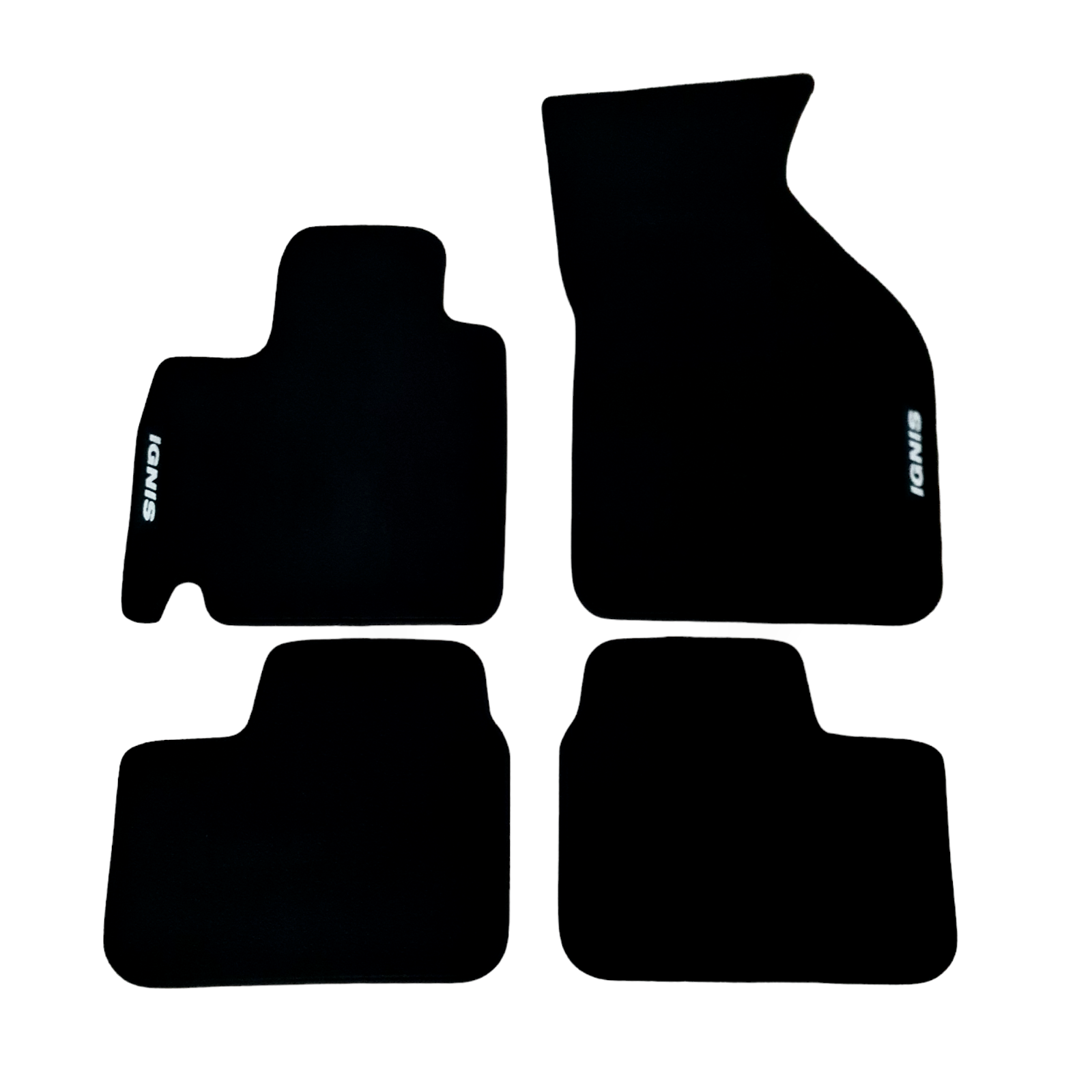 Car Floor Mats Velour For Suzuki Ignis Waterproof Black Carpet Rugs Auto Liners