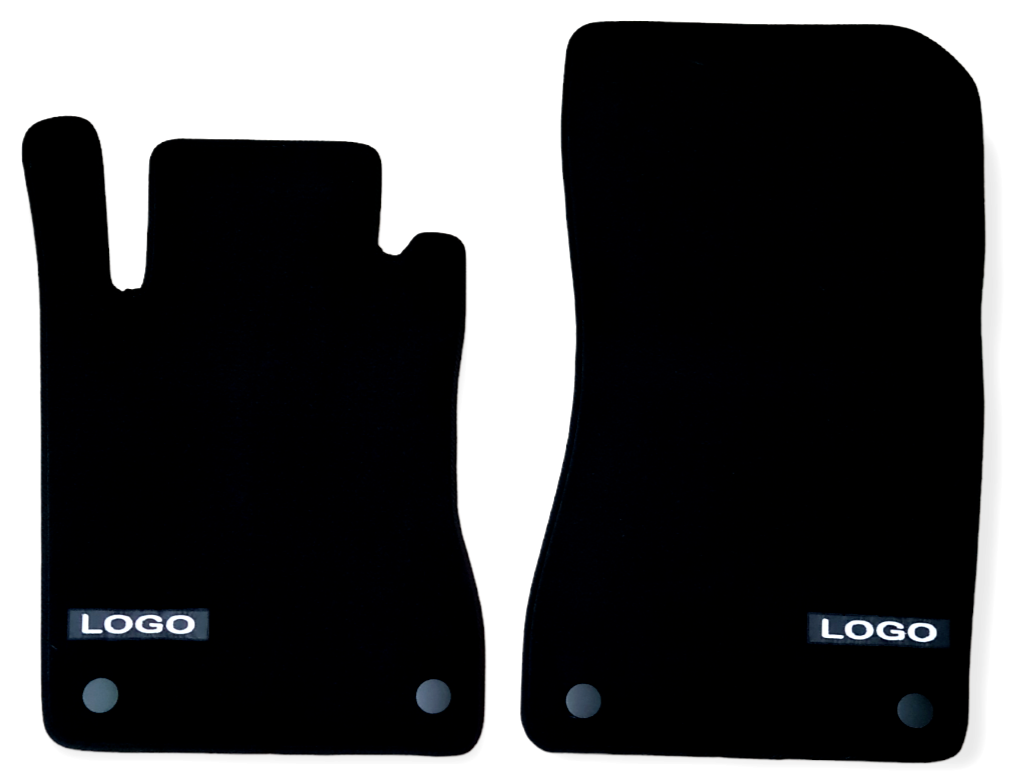 Front Velour Car Floor Mats For AMG Mercedes CLS C219 Waterproof Carpet Liners