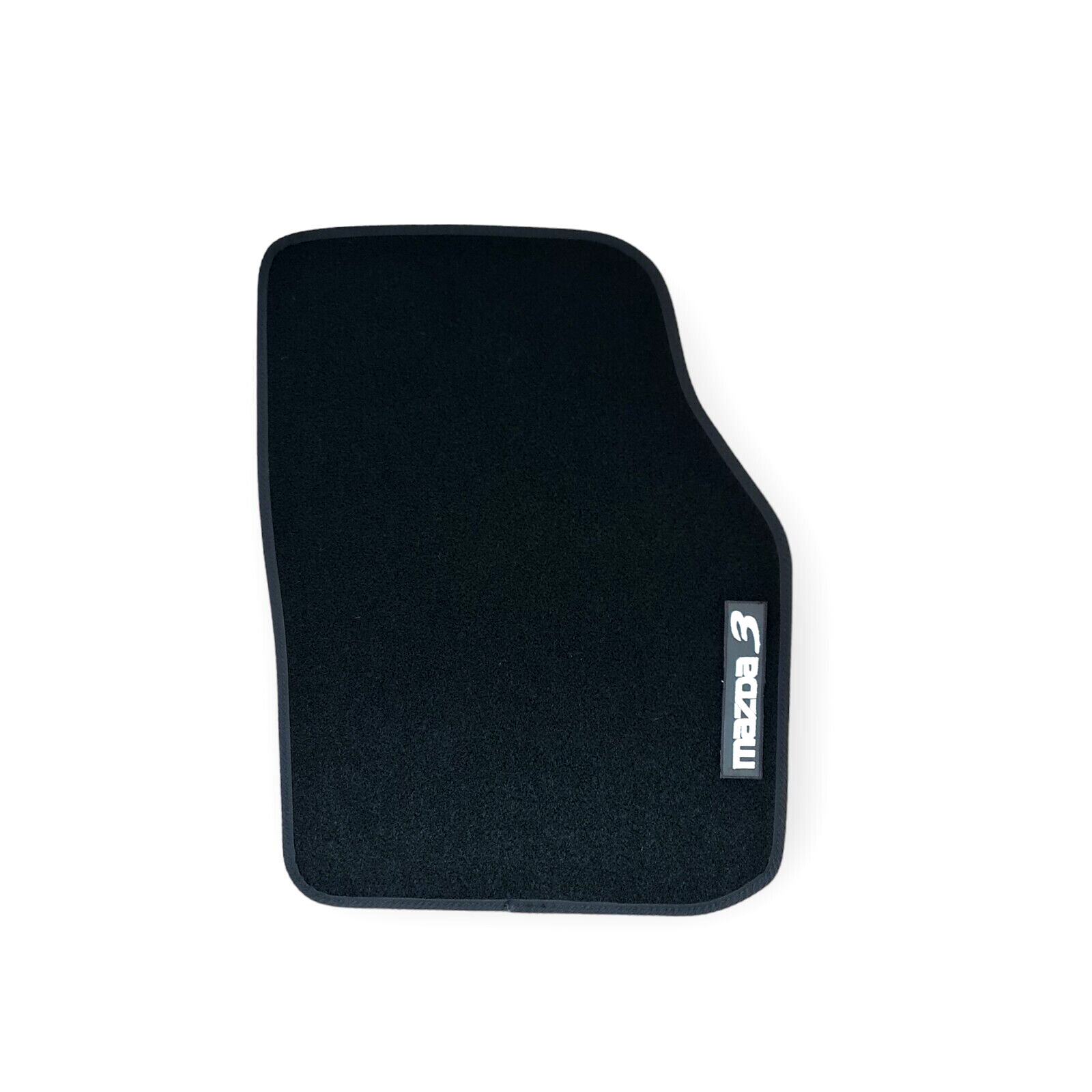 Front Car Floor Mats Velour For Mazda 3 Waterproof Black Carpet Auto Liners 2pcs