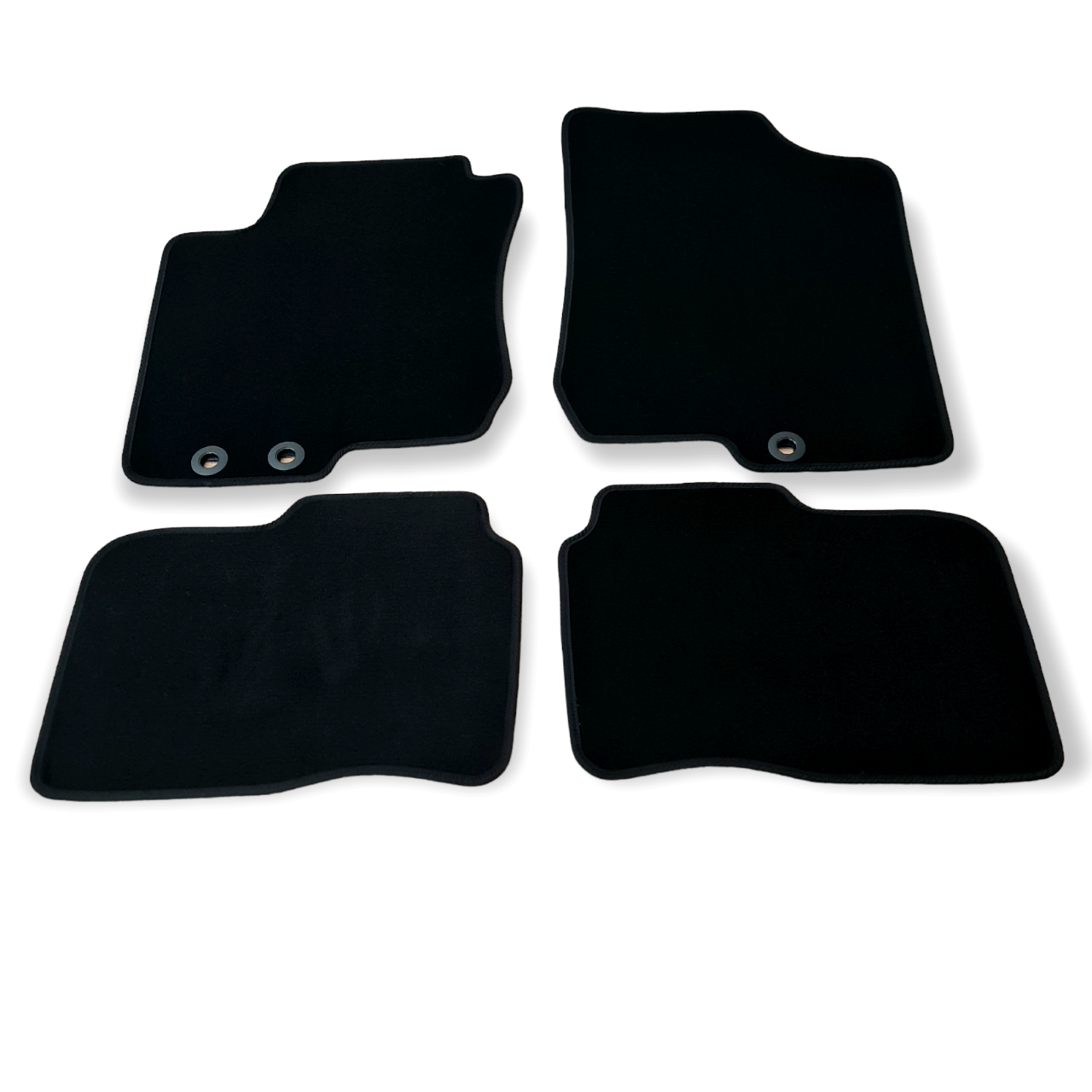 Car Floor Mats Velour For Kia Ceed Waterproof Black Carpet Rugs Auto Liners New