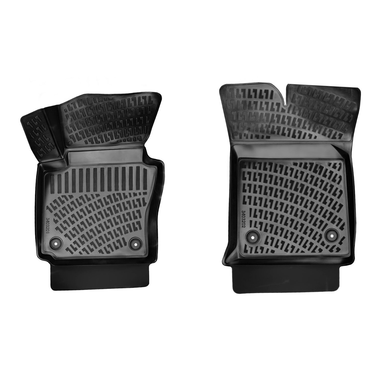 Car Floor Mats Liners For VW Caddy 2004-2010 All Season Heavy Duty 3d Auto Rugs