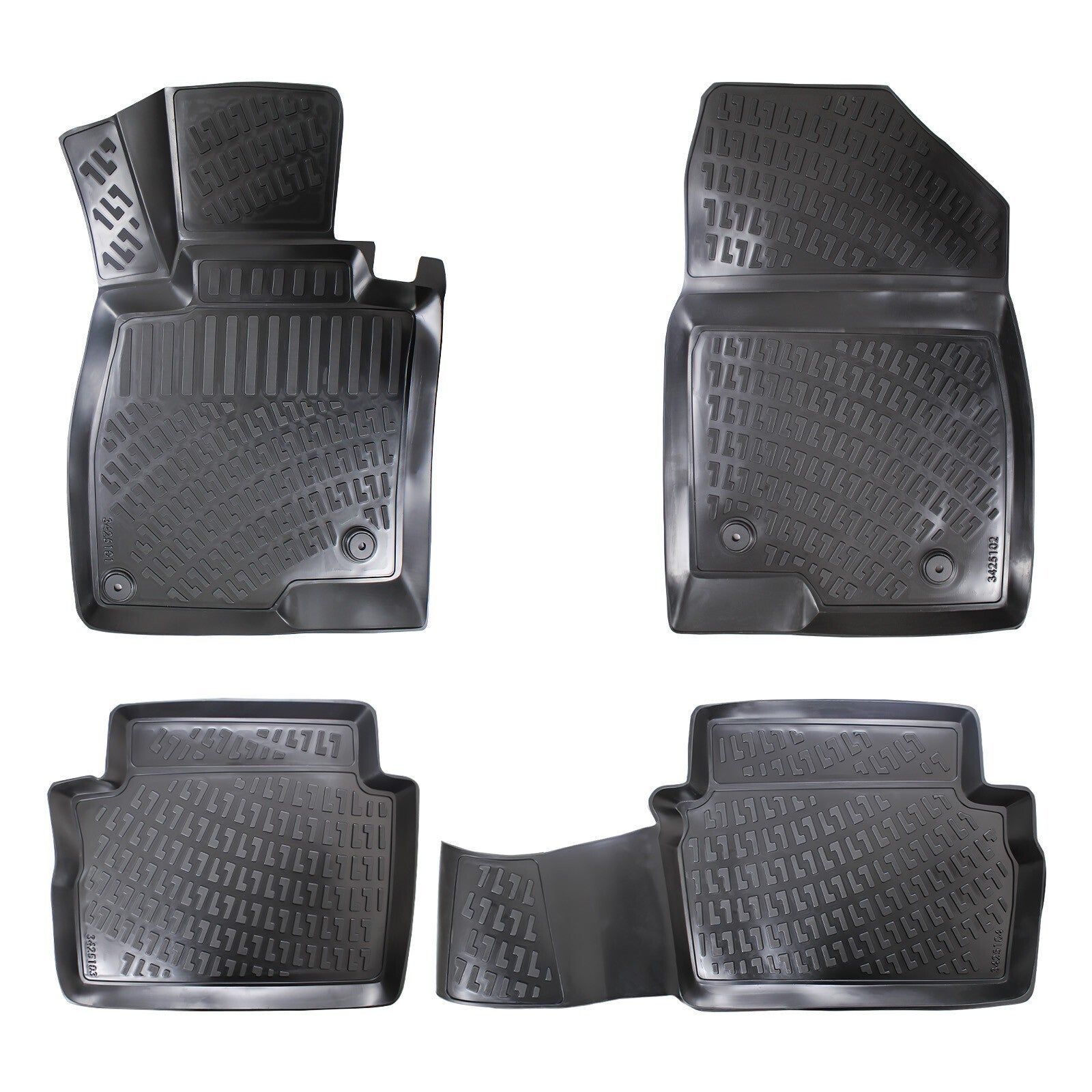 Floor Mats Liners For Mazda 6 2012-2022 Mk3 All Weather Heavy Duty 3D Car Rugs
