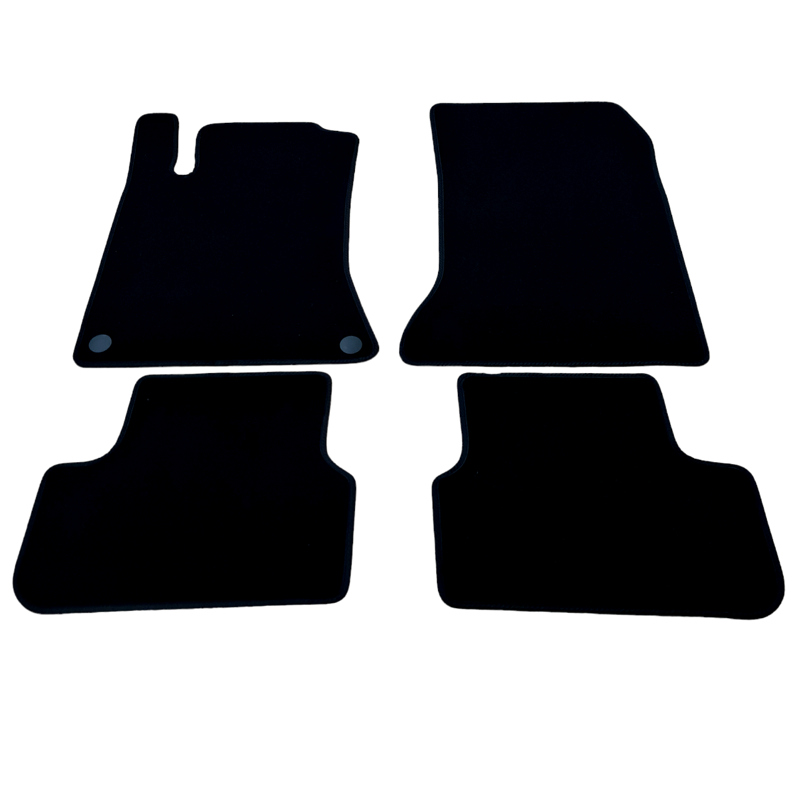 Car Floor Mats Velour For Mercedes CLA C117 Auto Liners Waterproof Black Carpet