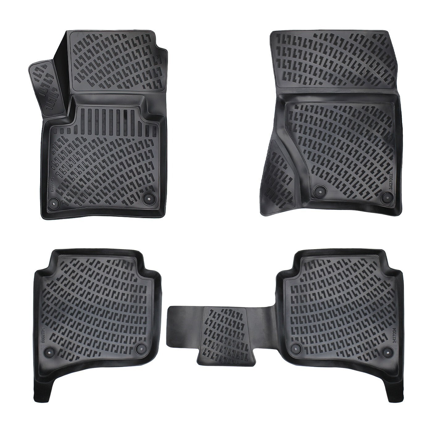 Floor Mats Liners For Volkswagen Touareg 2010-2014 All Weather Heavy Duty Rugs