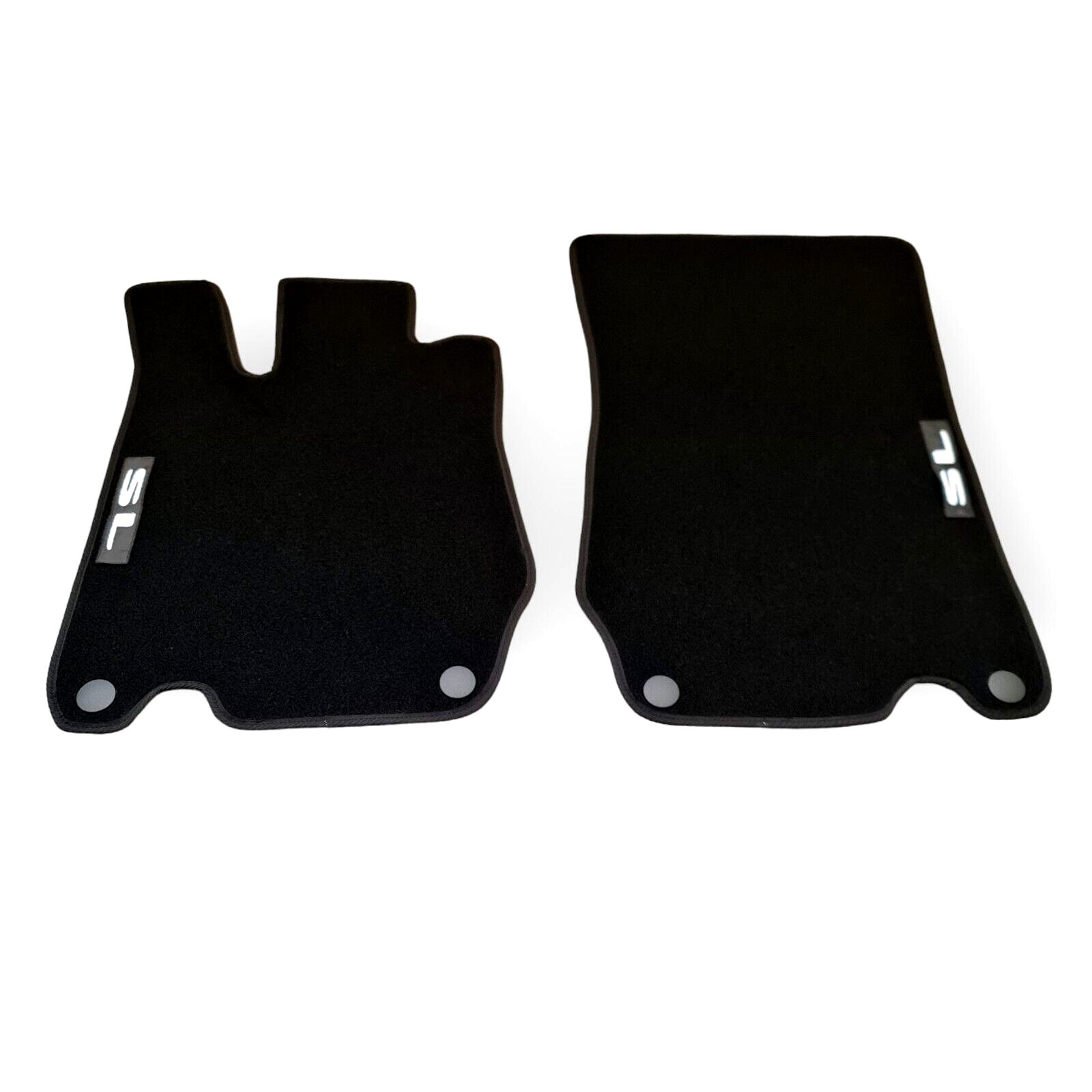 Front Car Floor Mats Velour For Mercedes SL R230 Waterproof Carpet Liners 2pcs