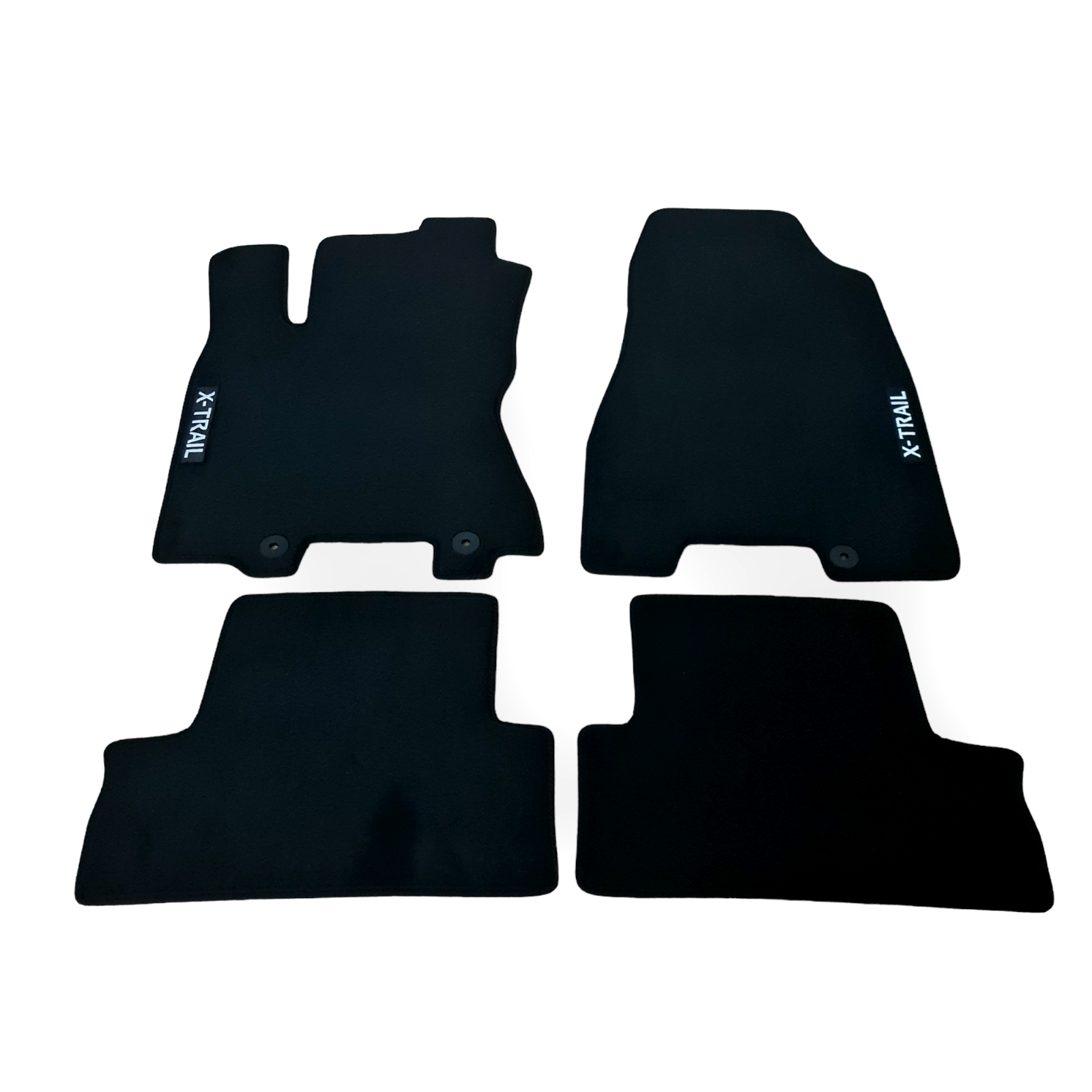 Car Floor Mats For Nissan X-Trail Velour Waterproof Black Carpet Auto Liners New