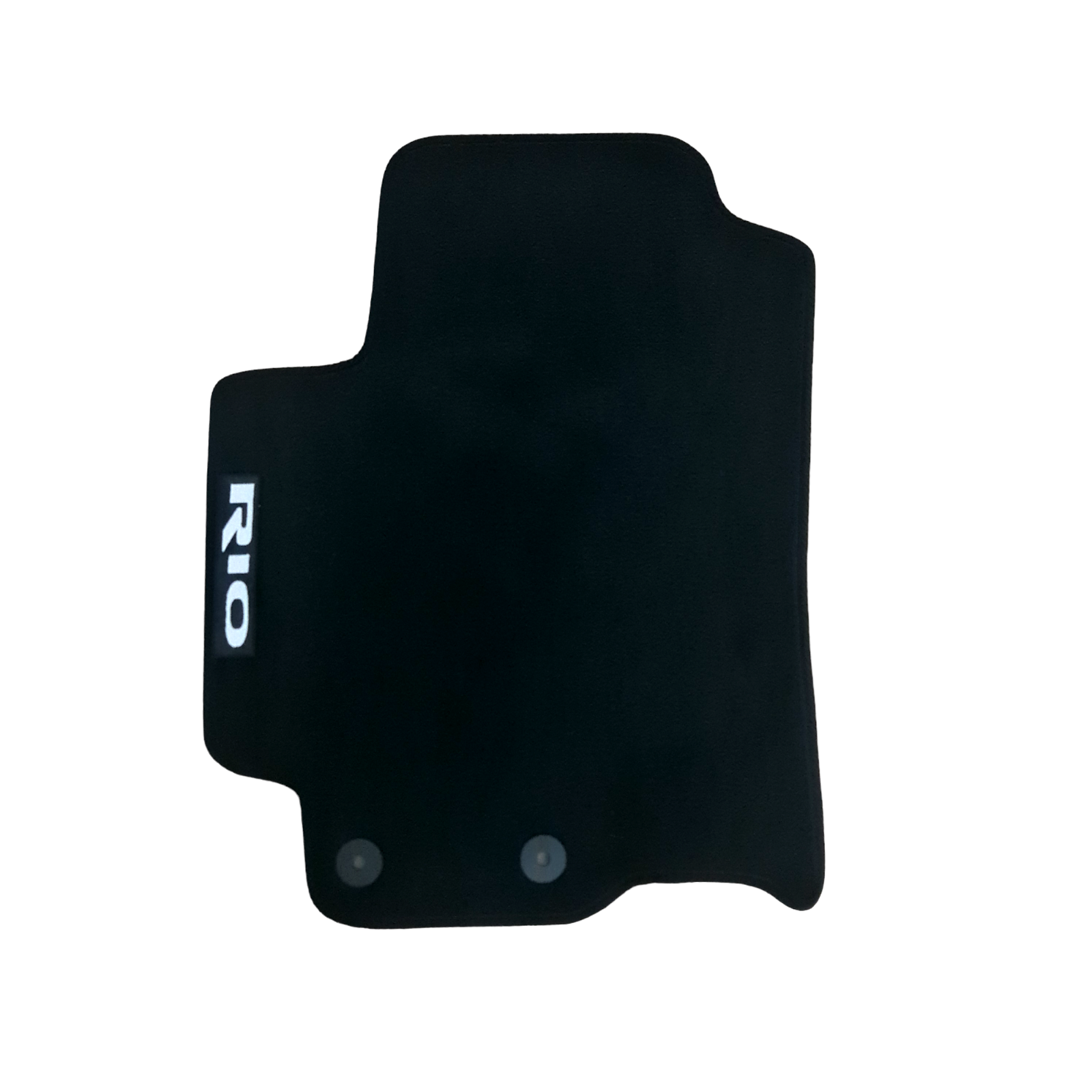 Car Floor Mats For Kia Rio Velour Waterproof Black Carpet Rugs Auto Liners New