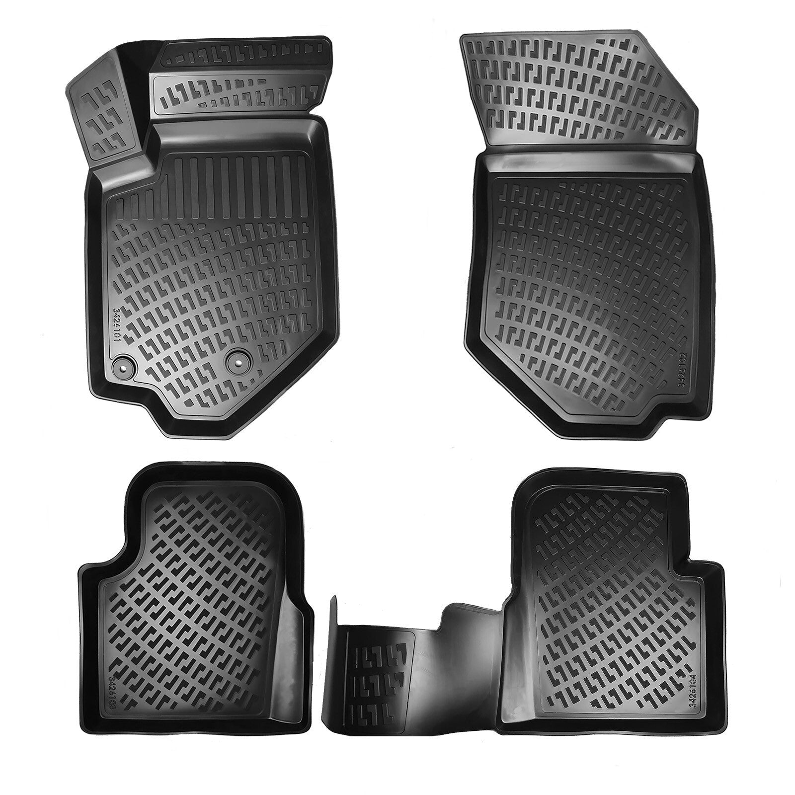 Car Floor Mats Liners For Opel Corsa F 2019-2025 All Season Heavy Duty Auto Rugs