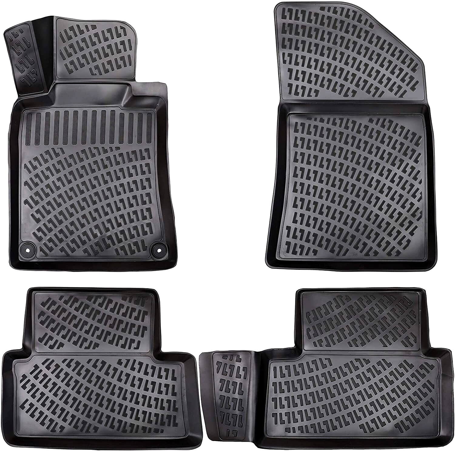 Car Floor Mats Liners For Peugeot 508 2010-2018 All Season Heavy Duty Auto Rugs
