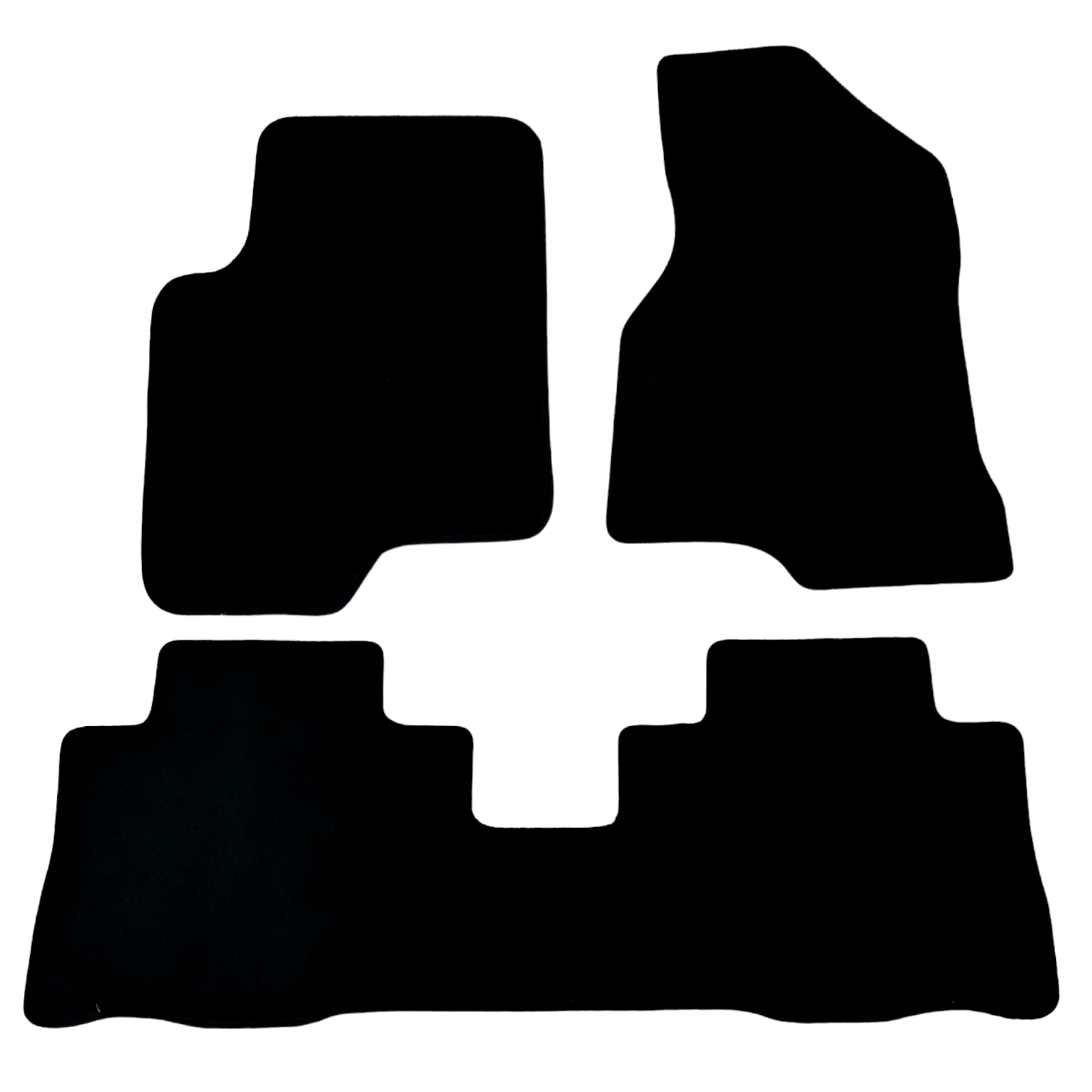 Car Floor Mats For Chevrolet Captiva Auto Liners Waterproof Black Velour Carpet