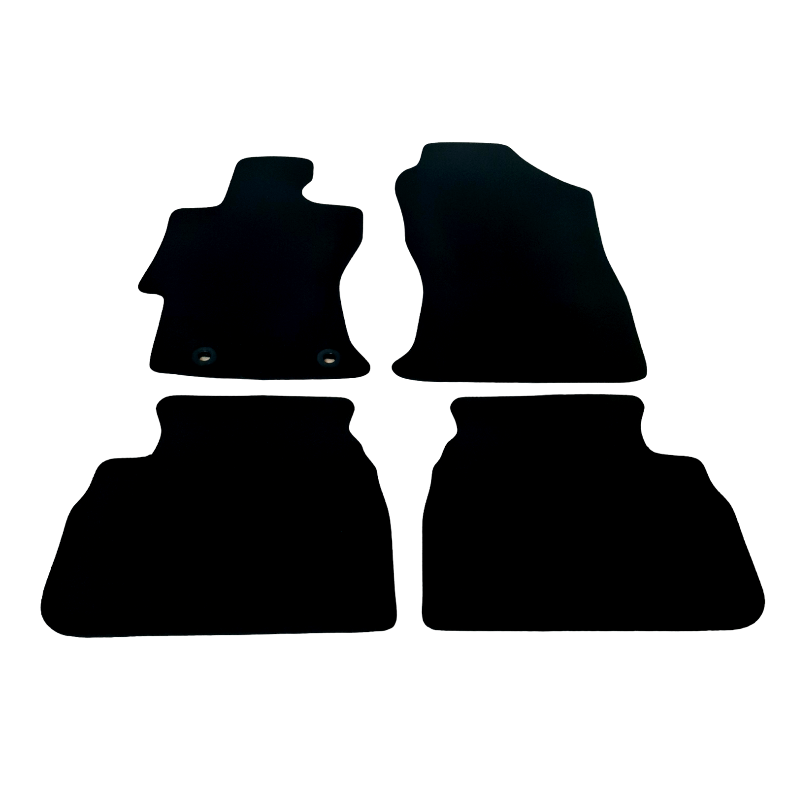 Car Floor Mats For Subaru XV Velour Waterproof Black Carpet Rugs Auto Liners New