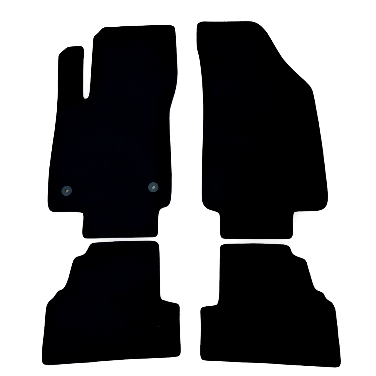 Car Floor Mats Velour For Chevrolet Trax Waterproof Black Carpet Auto Liners New