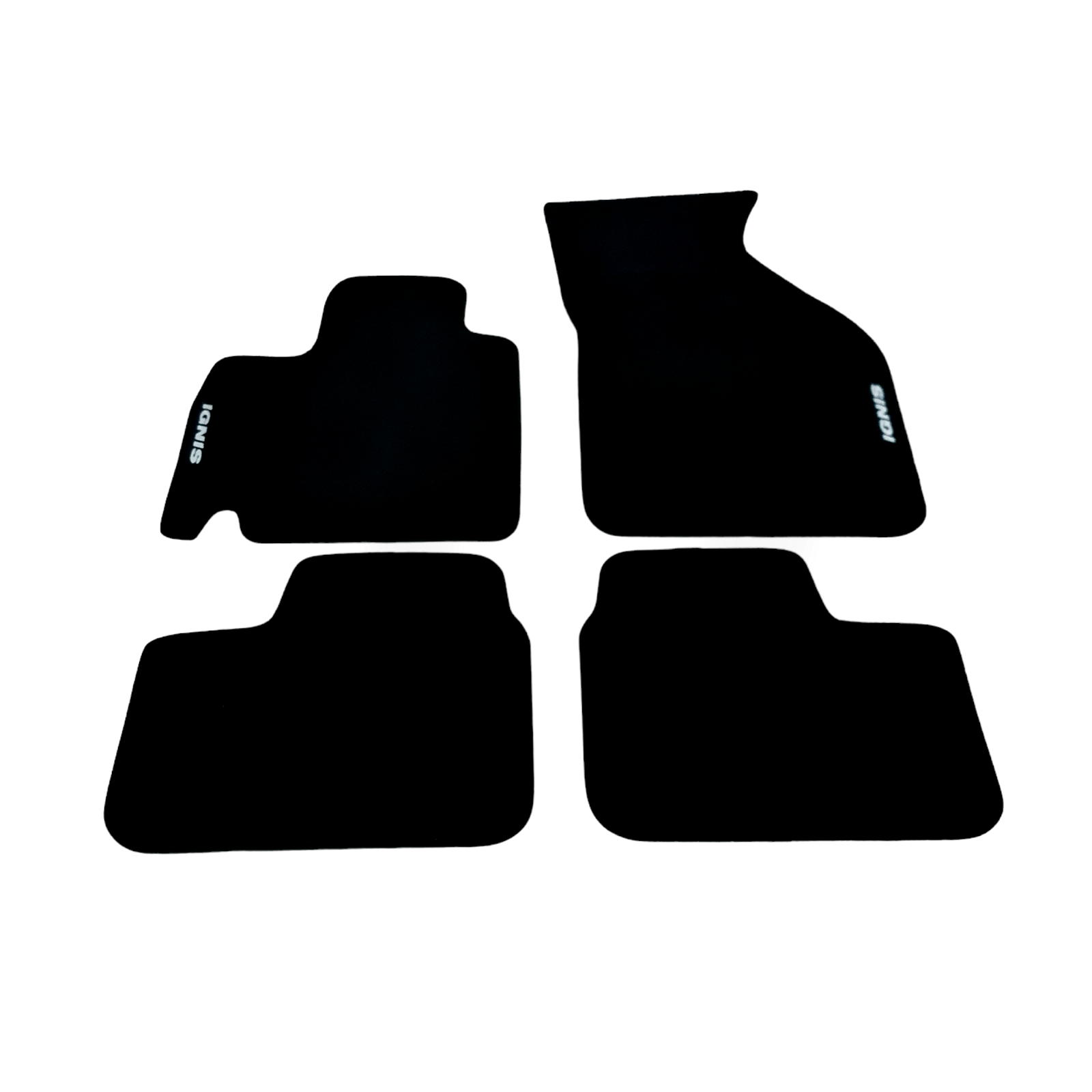 Car Floor Mats Velour For Suzuki Ignis Waterproof Black Carpet Rugs Auto Liners