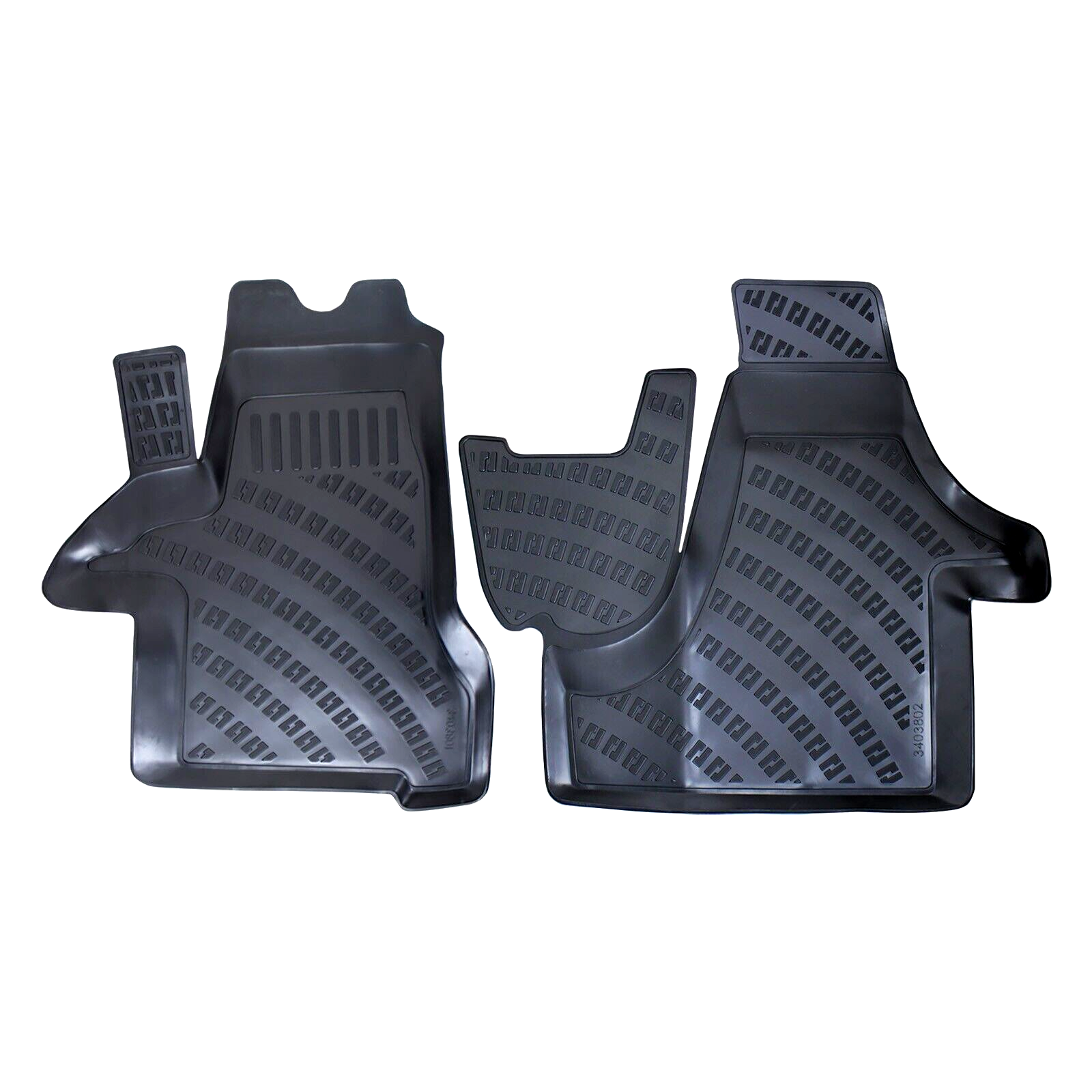 Car Floor Mats Liners For VW Transporter T6 2015-2019 All Season Heavy Duty Rugs