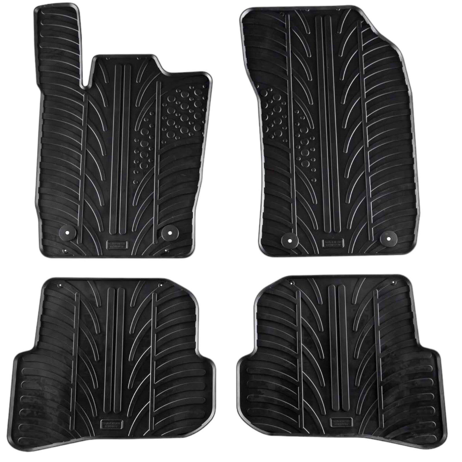 For Audi A1 2010-2018 Car Floor Mats Rubber All Weather Heavy Duty Auto Liners