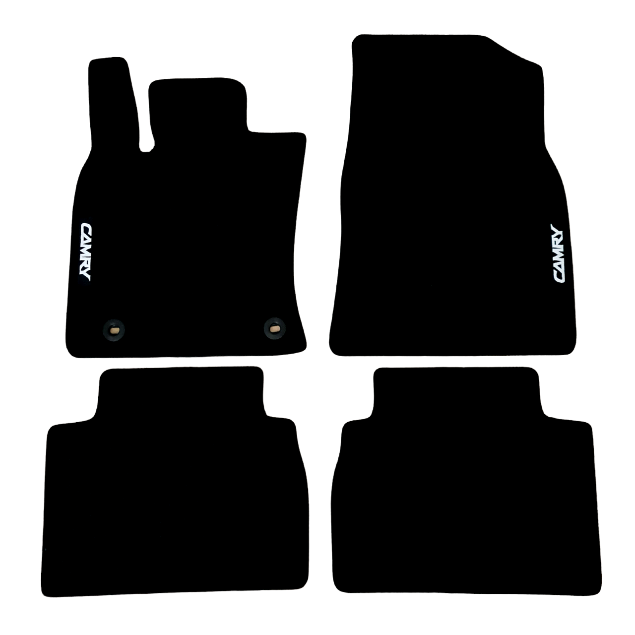 Car Floor Mats For Toyota Camry Velour Waterproof Black Carpet Rugs Auto Liners