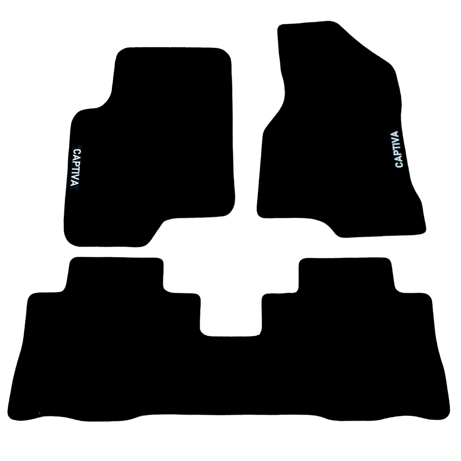 Car Floor Mats Velour For Chevrolet Captiva Auto Liners Waterproof Black Carpet