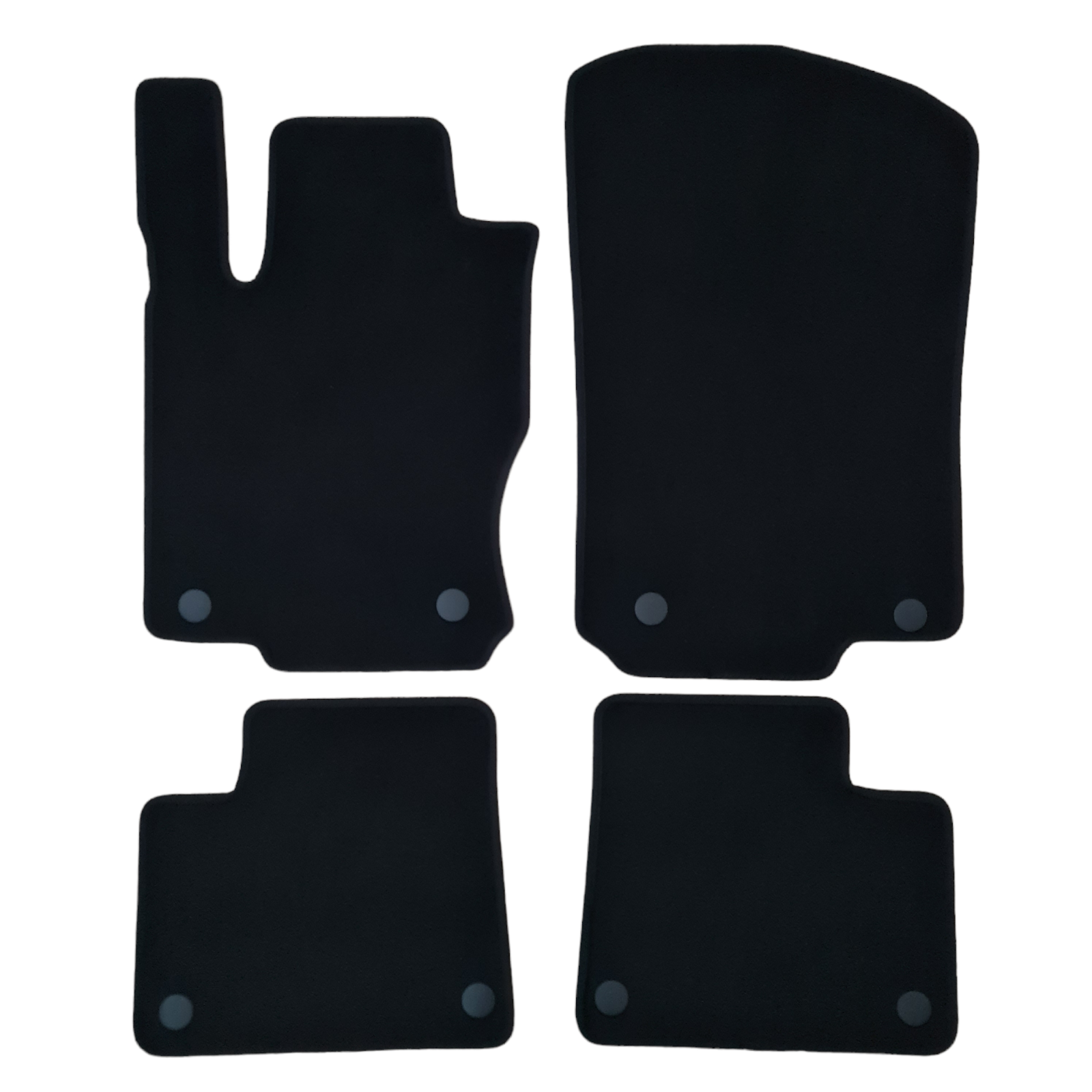Velour Car Floor Mats For Mercedes GLE W166 Auto Liners Waterproof Black Carpet
