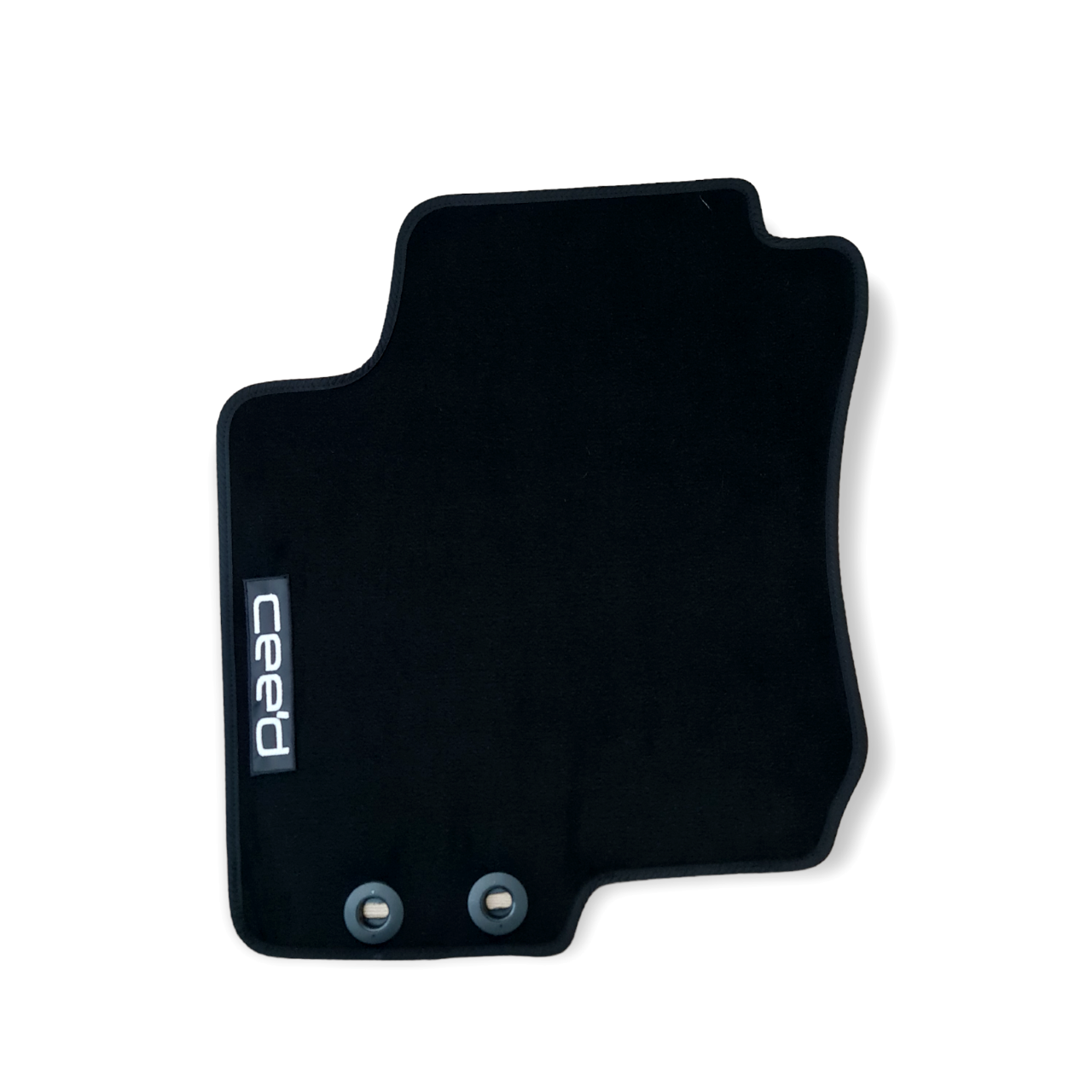 Car Floor Mats For Kia Ceed Velour Waterproof Black Carpet Rugs Auto Liners New