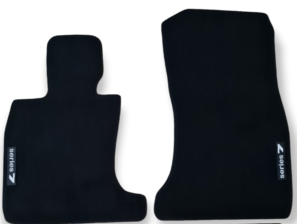 Front Car Floor Mats Velour For BMW 7 F02 Waterproof Carpet Auto Liners 2pcs New