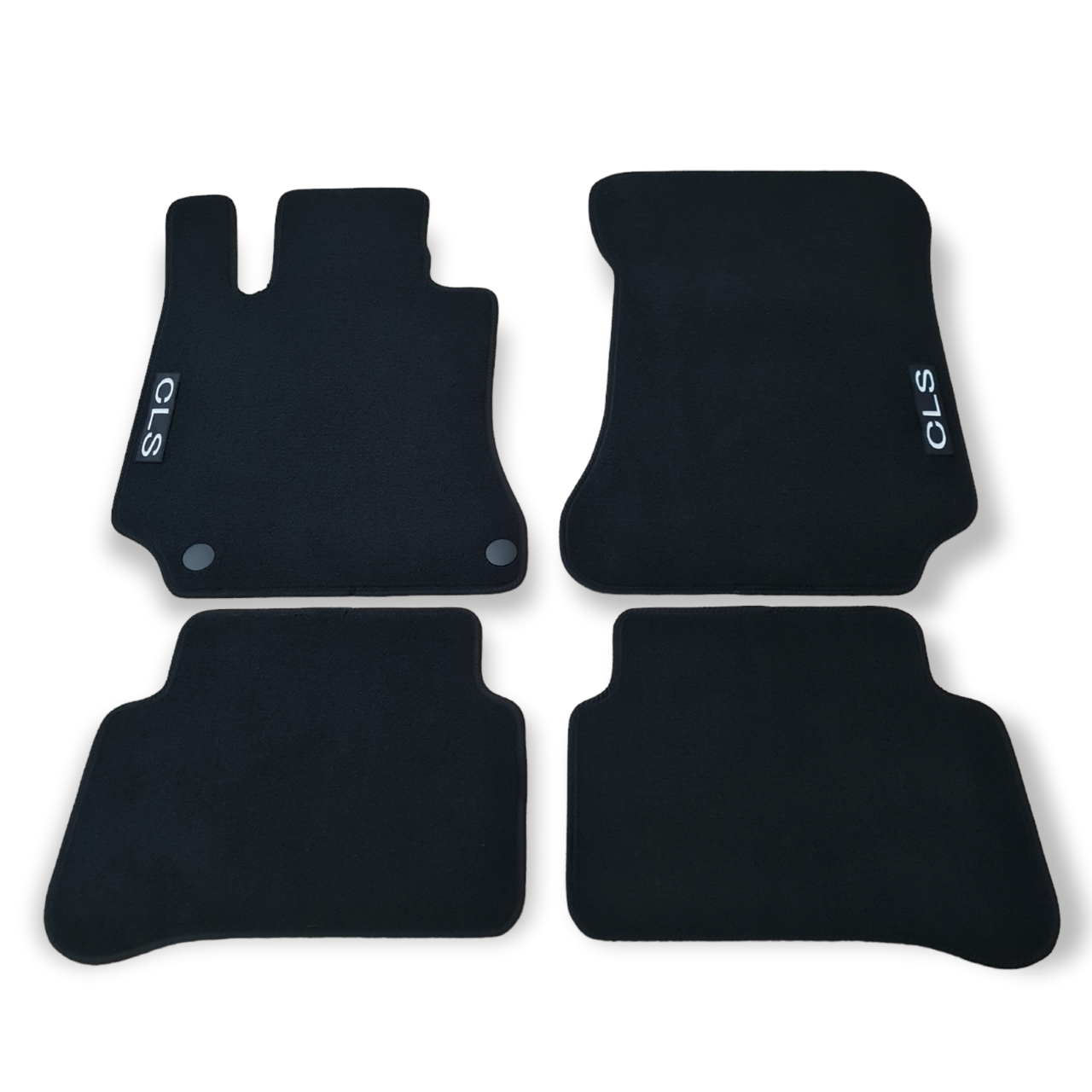 Car Floor Mats Velour For Mercedes CLS C218 Waterproof Black Carpet Auto Liners