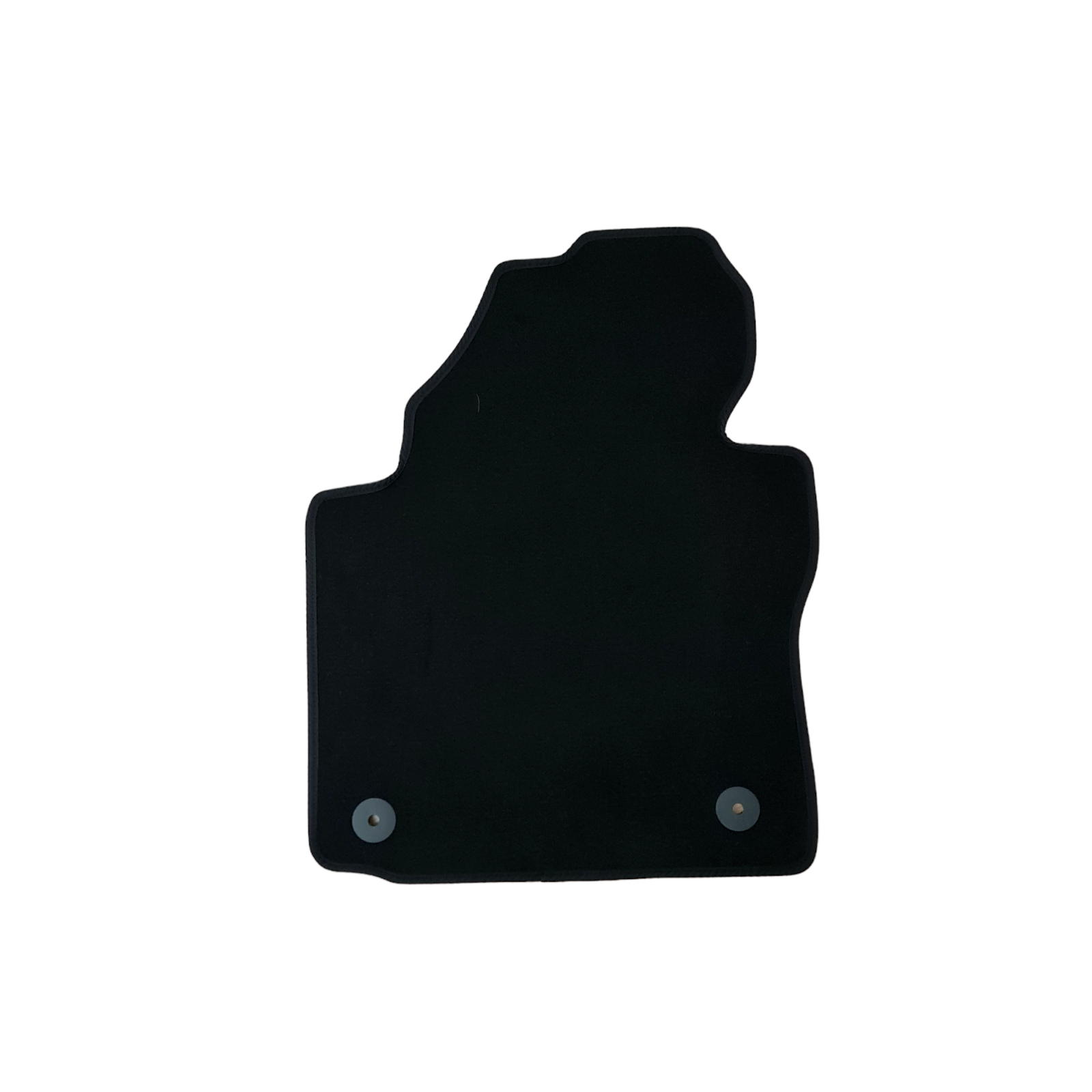 Front Car Floor Mats Velour For VW Caddy Waterproof Black Carpet Liners 2pcs New