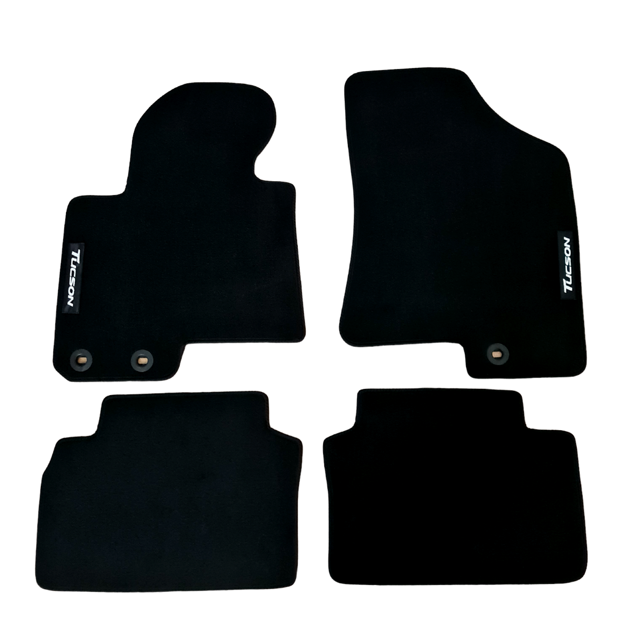 Car Floor Mats For Hyundai Tucson Velour Waterproof Black Carpet Auto Liners New