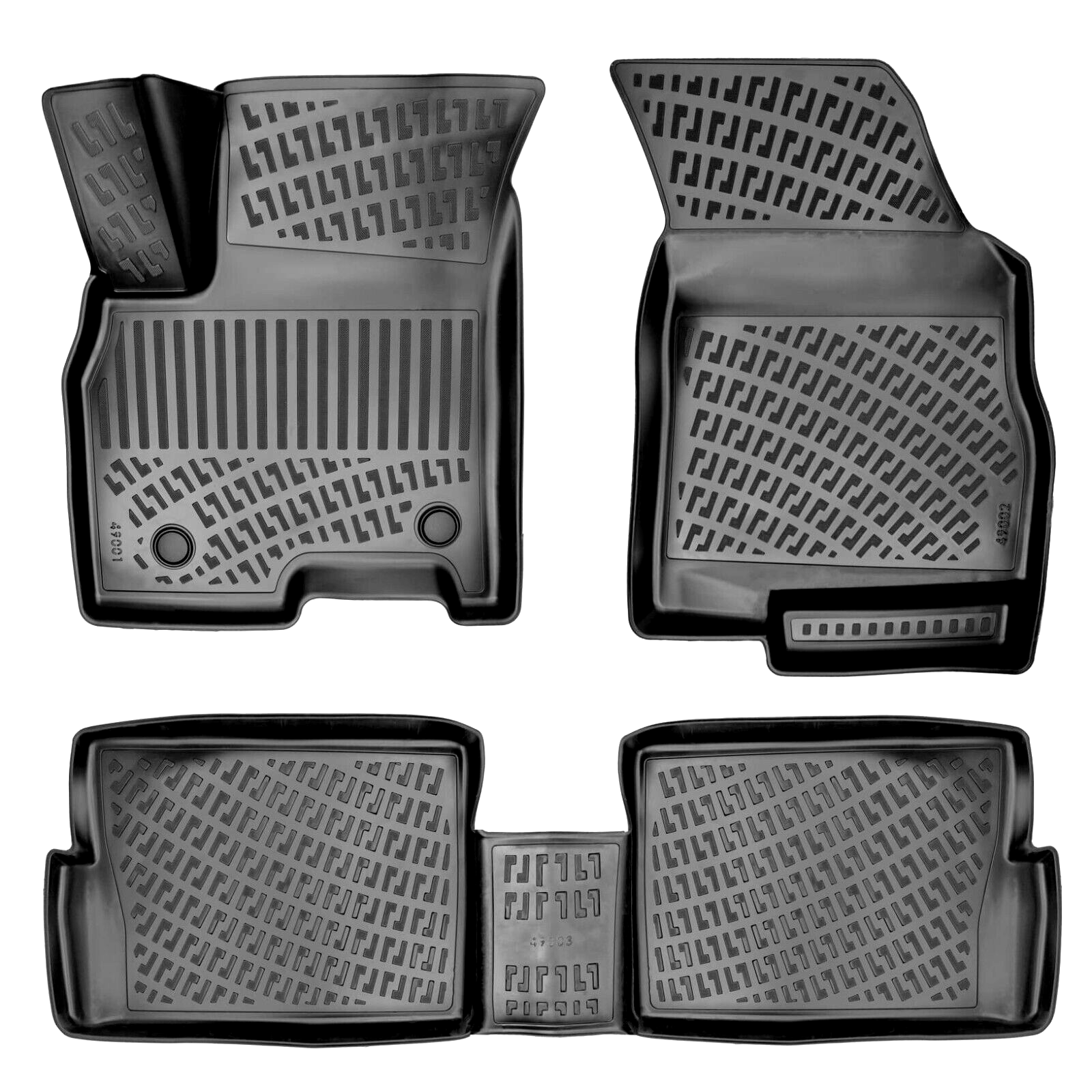 Car Floor Mats Liners For Chery Tiggo 7 Pro 2020-2025 All Season Heavy Duty Rugs