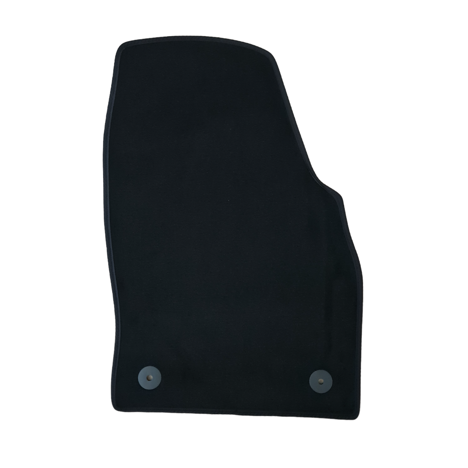 Front Car Floor Mats Velour For VW Polo Waterproof Black Carpet Liners New 2pcs