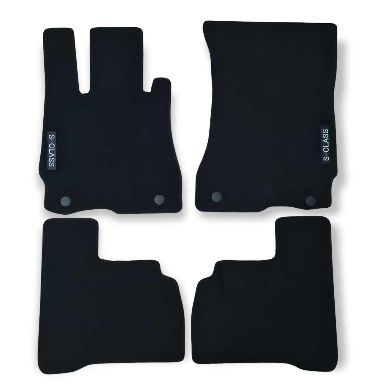 Car Floor Mats Velour For Mercedes S Class W221 Auto Liners Waterproof Black New